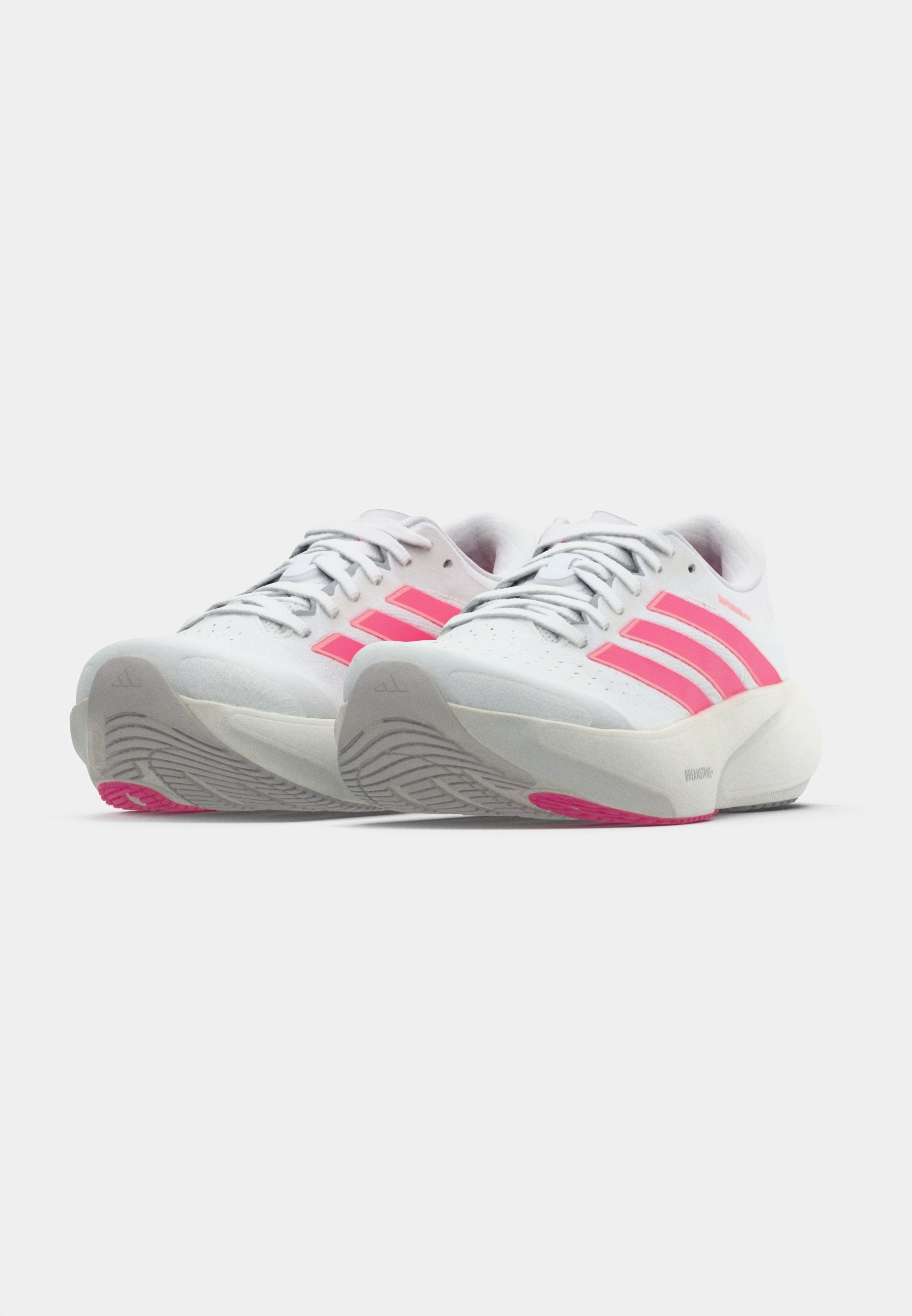 SÜPERNOVA RISE 3 W - Yol koşu ayakkabısı - footwear white/lucid pink/crystal white
