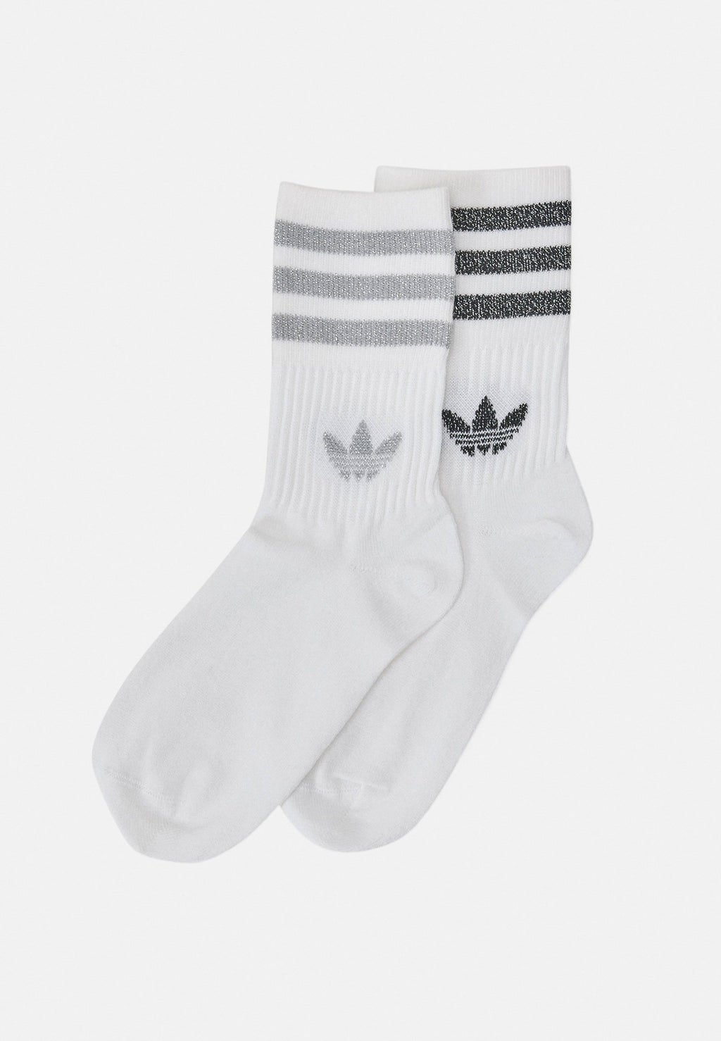 MID CUT UNISEX 2 PACK  - Socks - white/grey/black