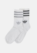 MID CUT UNISEX 2 PACK  - Socks - white/grey/black