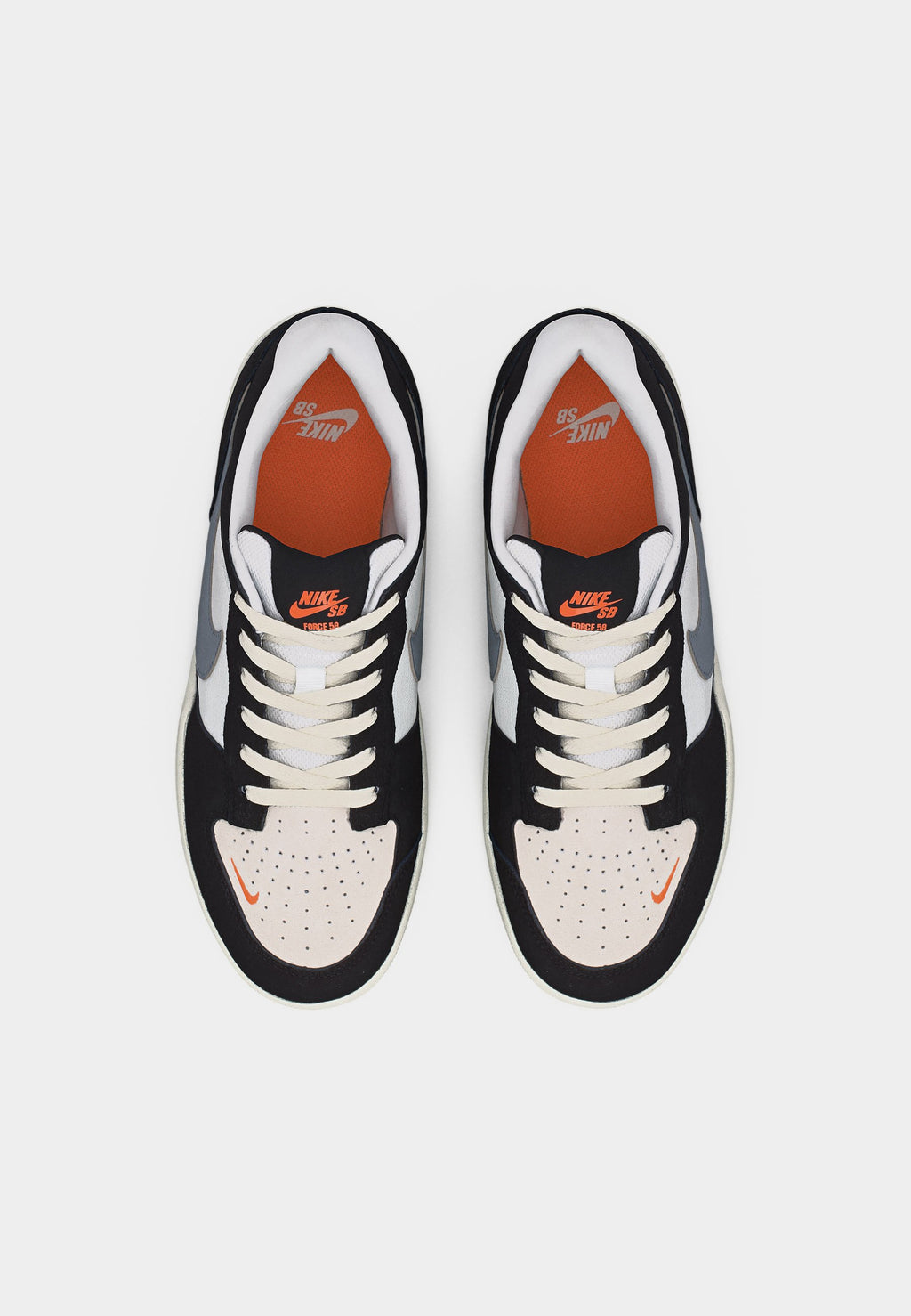 FORCE 58 UNISEX - Trainers - black/cool grey/summit white/sail