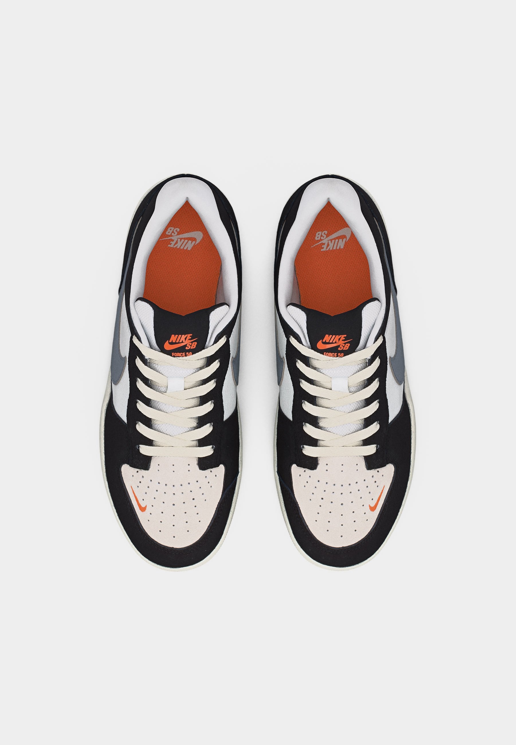 FORCE 58 UNISEX - Trainers - black/cool grey/summit white/sail