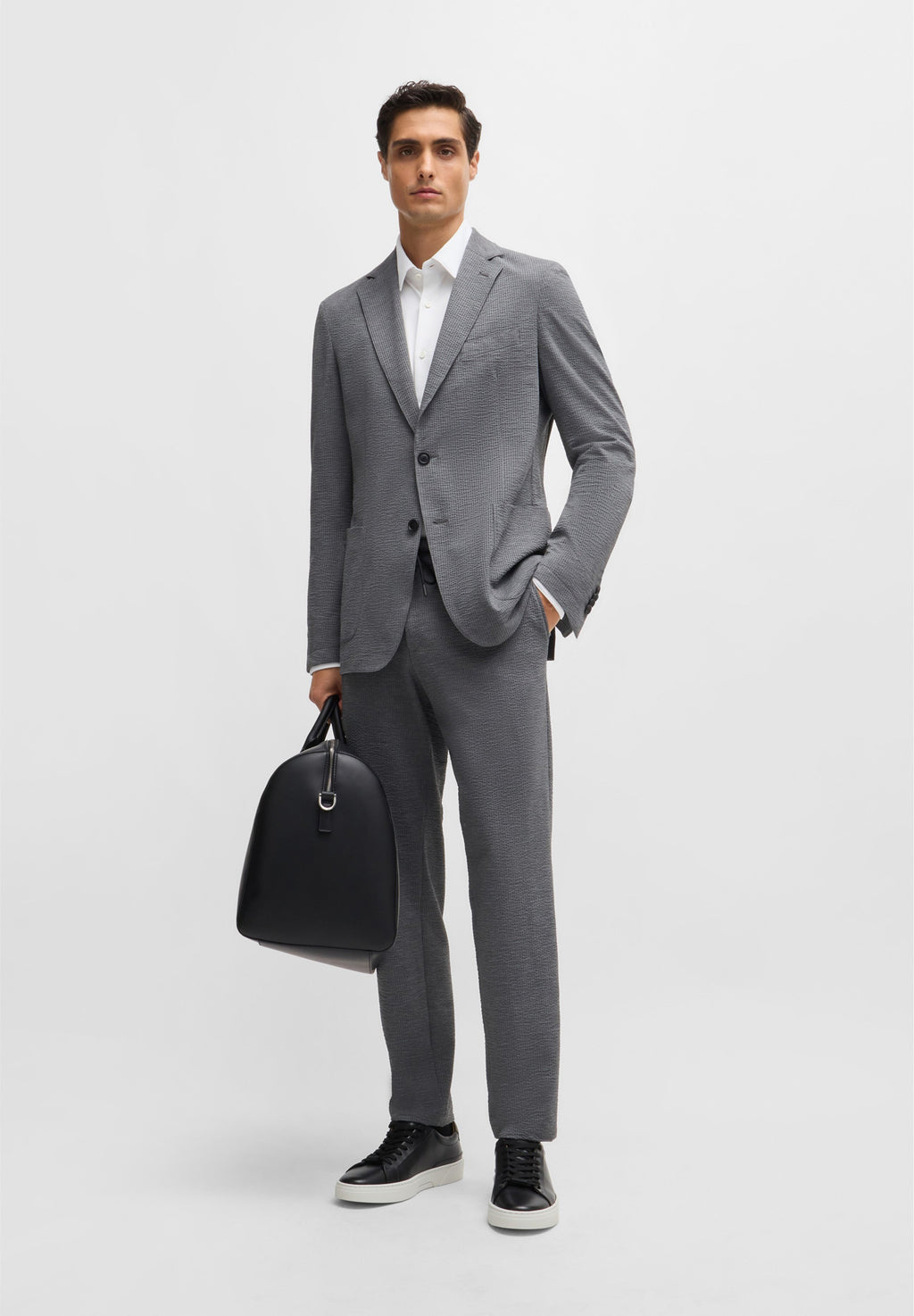 Slim Fit Langarm - Formal shirt - white