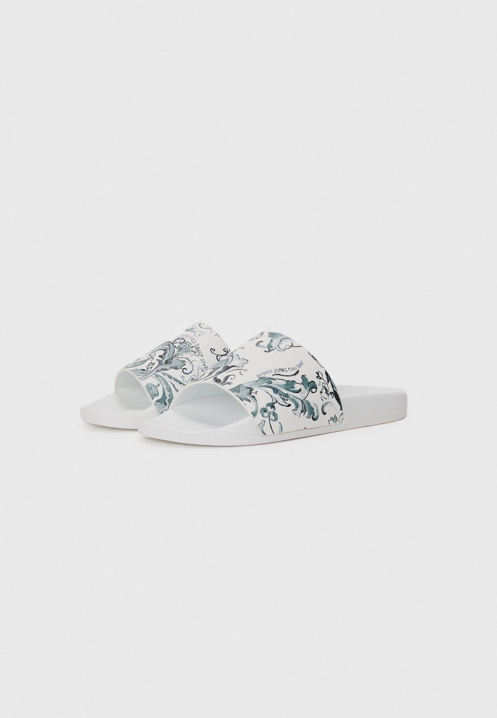 Pool slides - white/multi-coloured