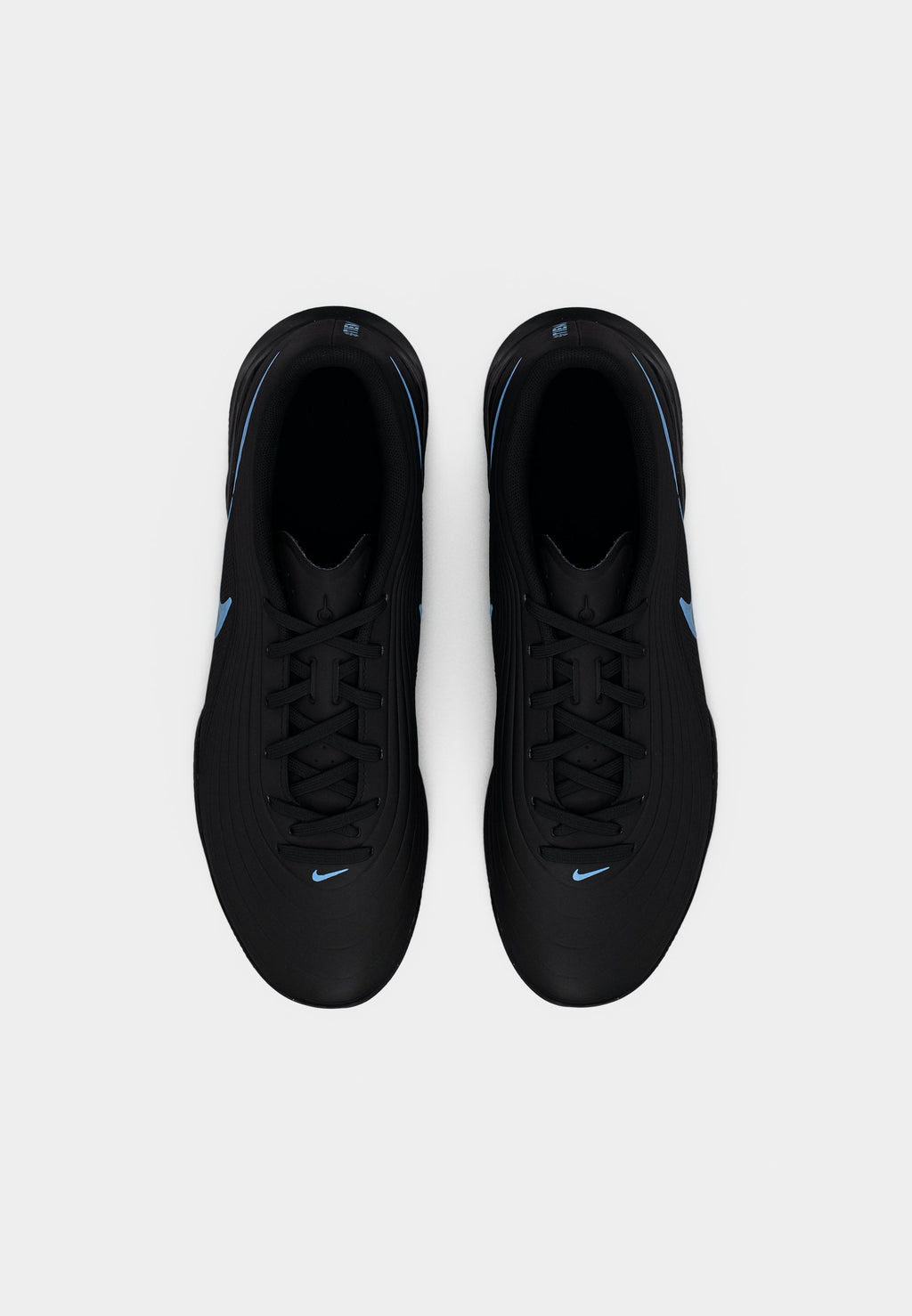 TIEMPO MAESTRO CLUB IC - Indoor football boots - black/ice blue