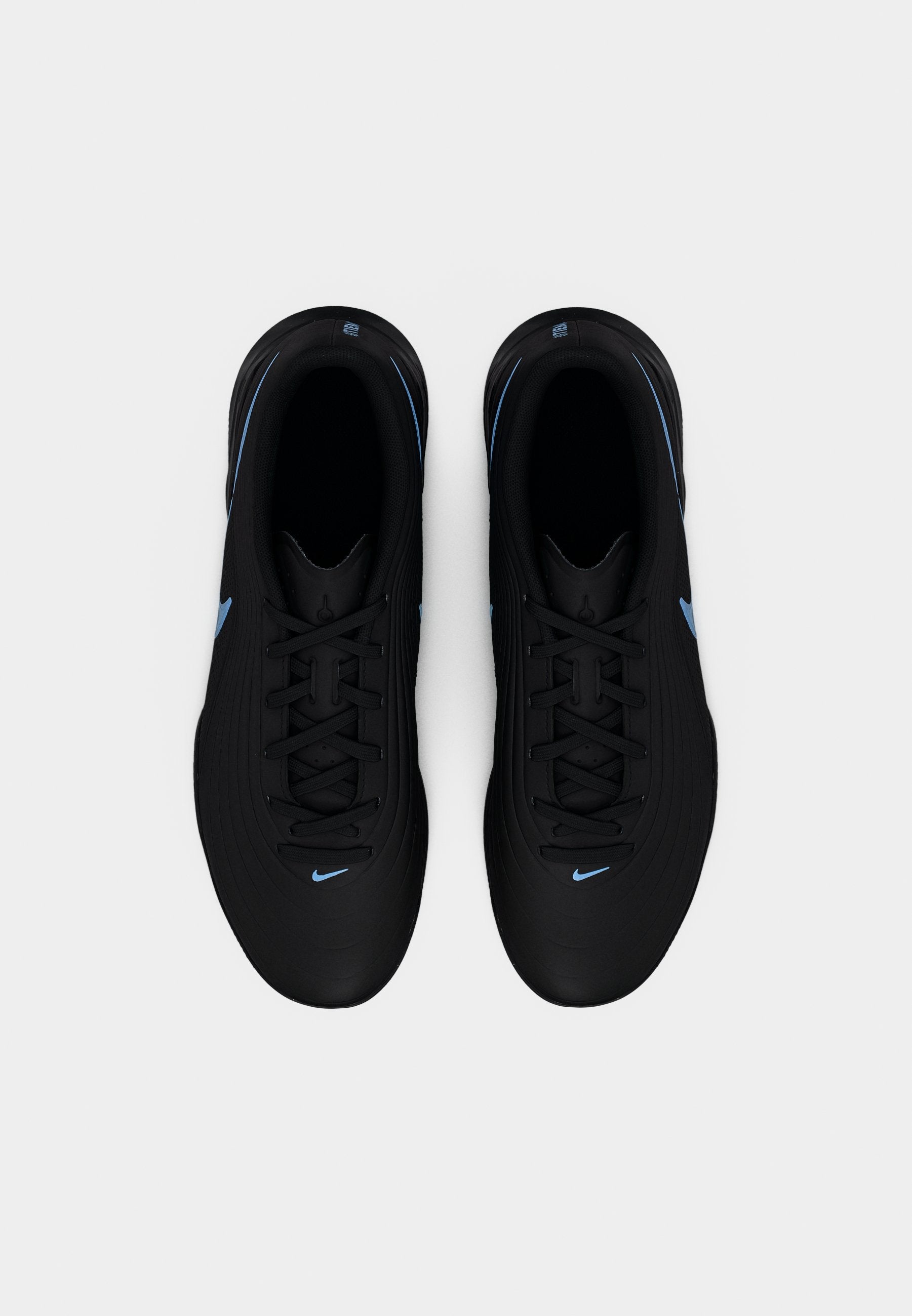 TIEMPO MAESTRO CLUB IC - Indoor football boots - black/ice blue