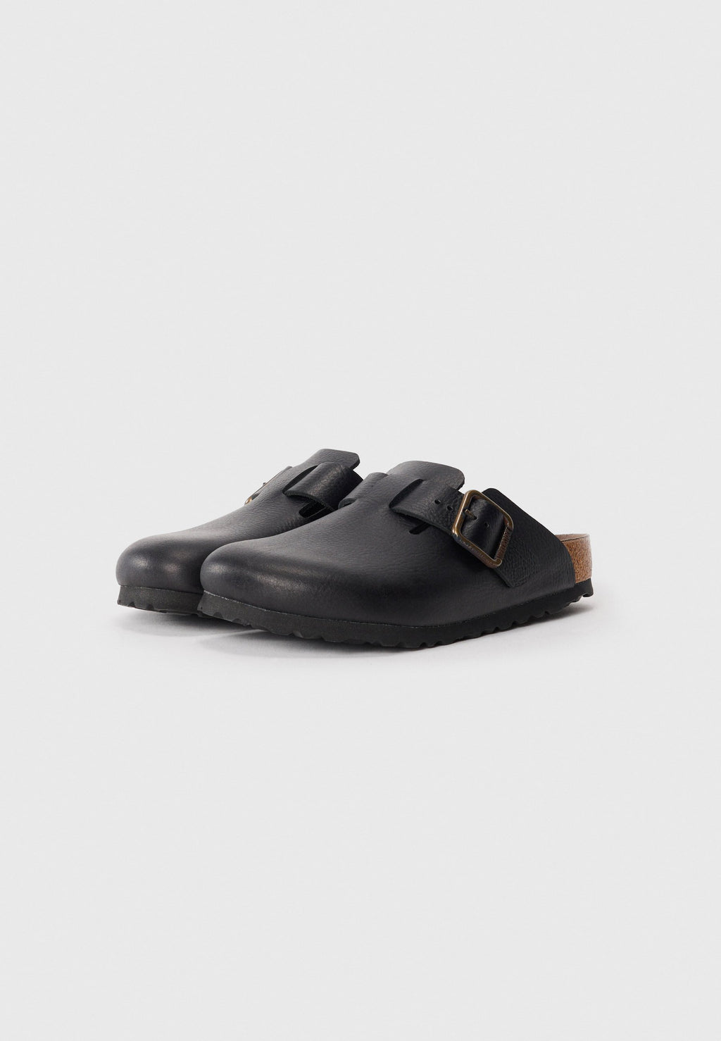 BOSTON WB LE VINTAGE WOOD BLACKN - REGULAR - Mules - vintage wood black