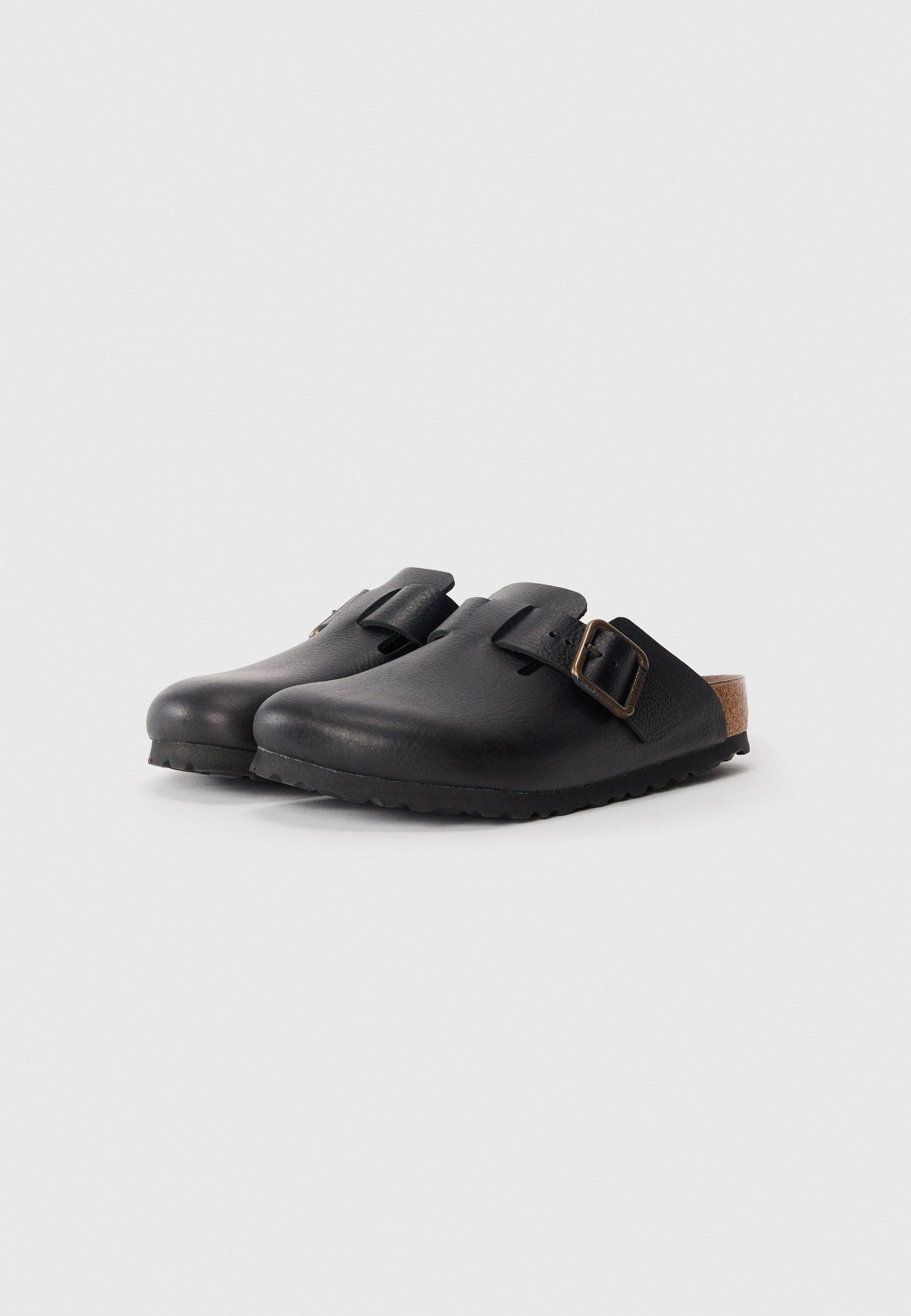 BOSTON WB LE VINTAGE WOOD BLACKN - REGULAR - Mules - vintage wood black