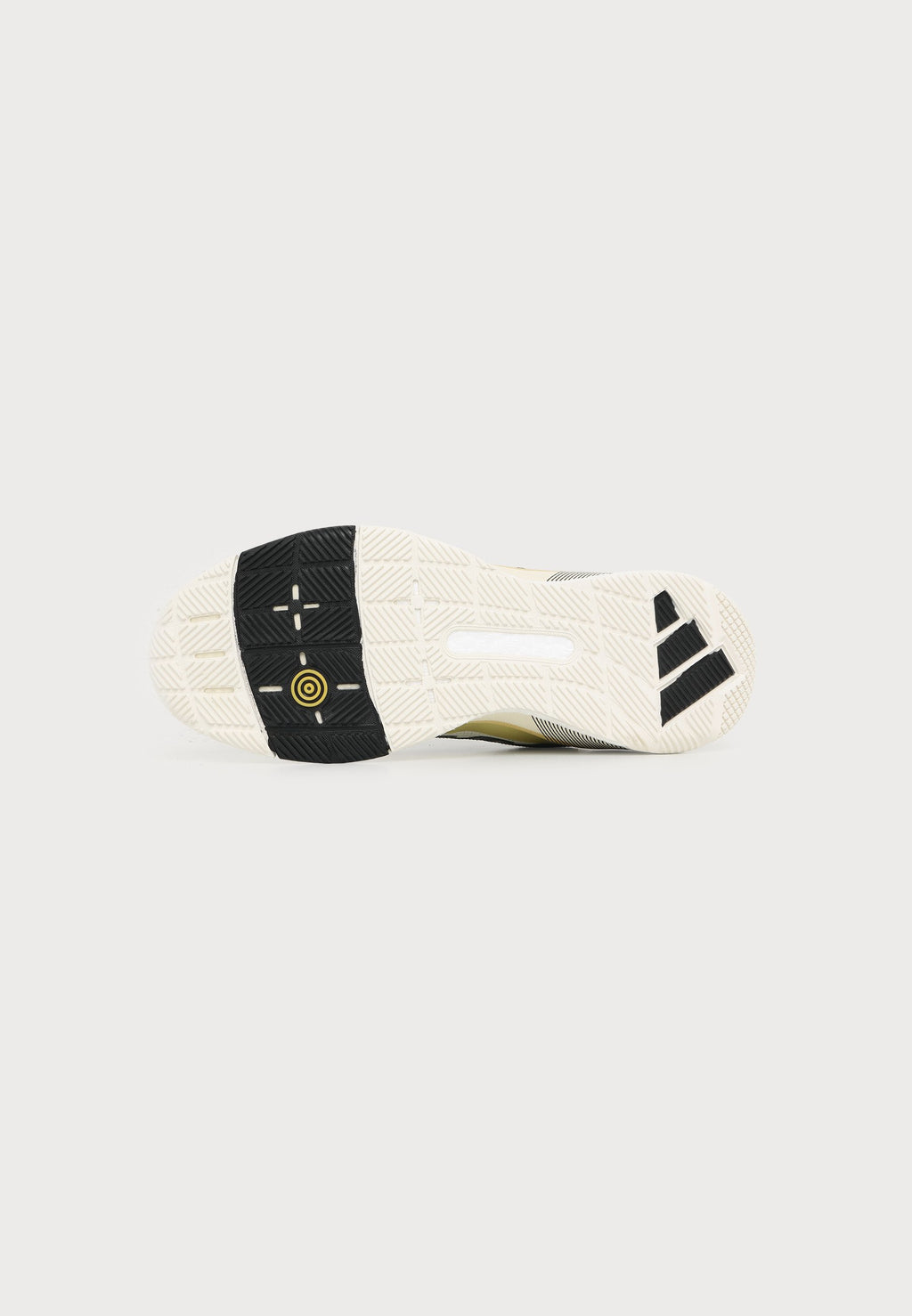 CRAZYQUICK BOOST PADEL - Padel shoes - off white/core black/gold metallic