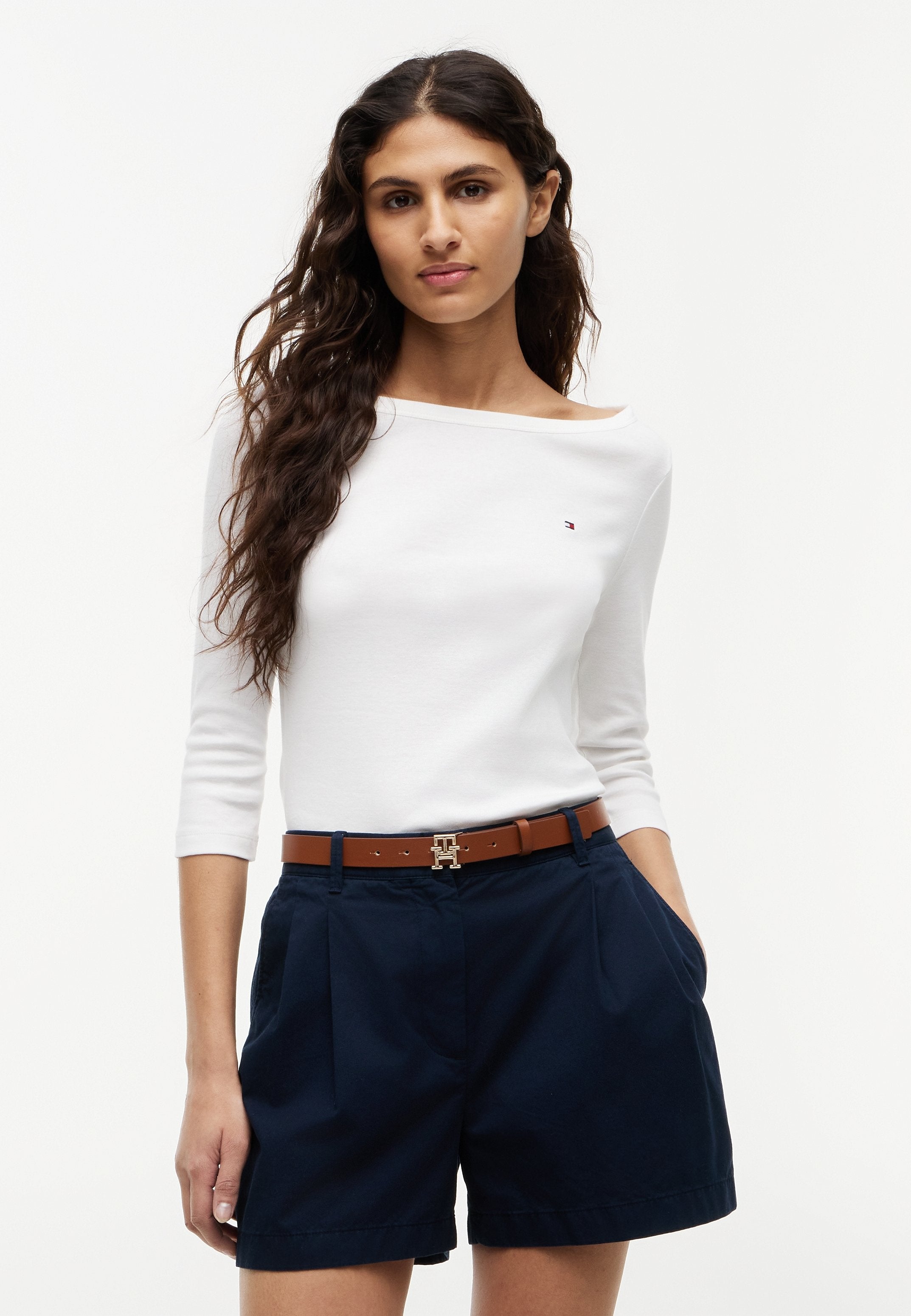 CODY BOAT NECK - Long sleeved top - ecru