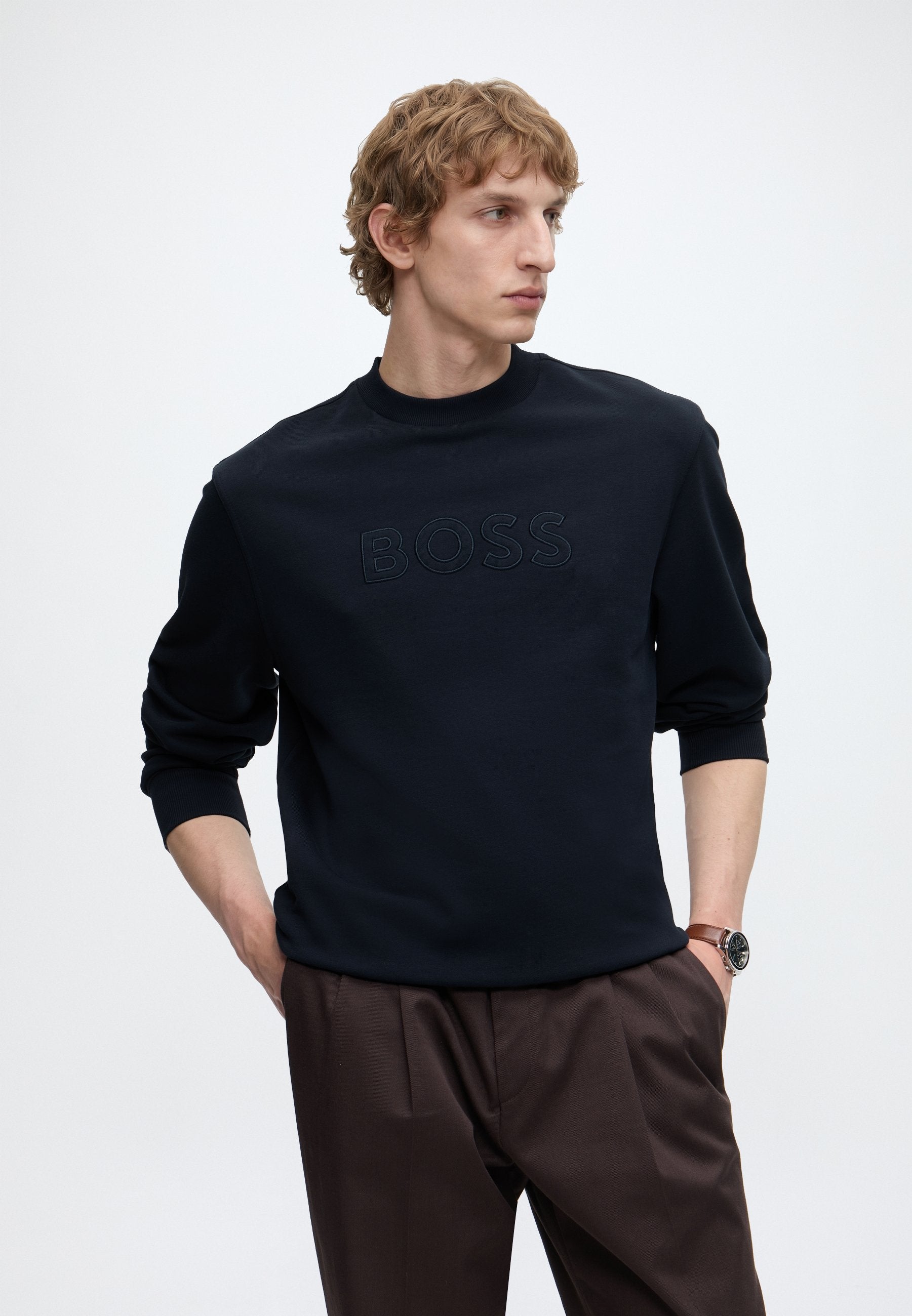 WE LOGO - Sweatshirt - dark blue