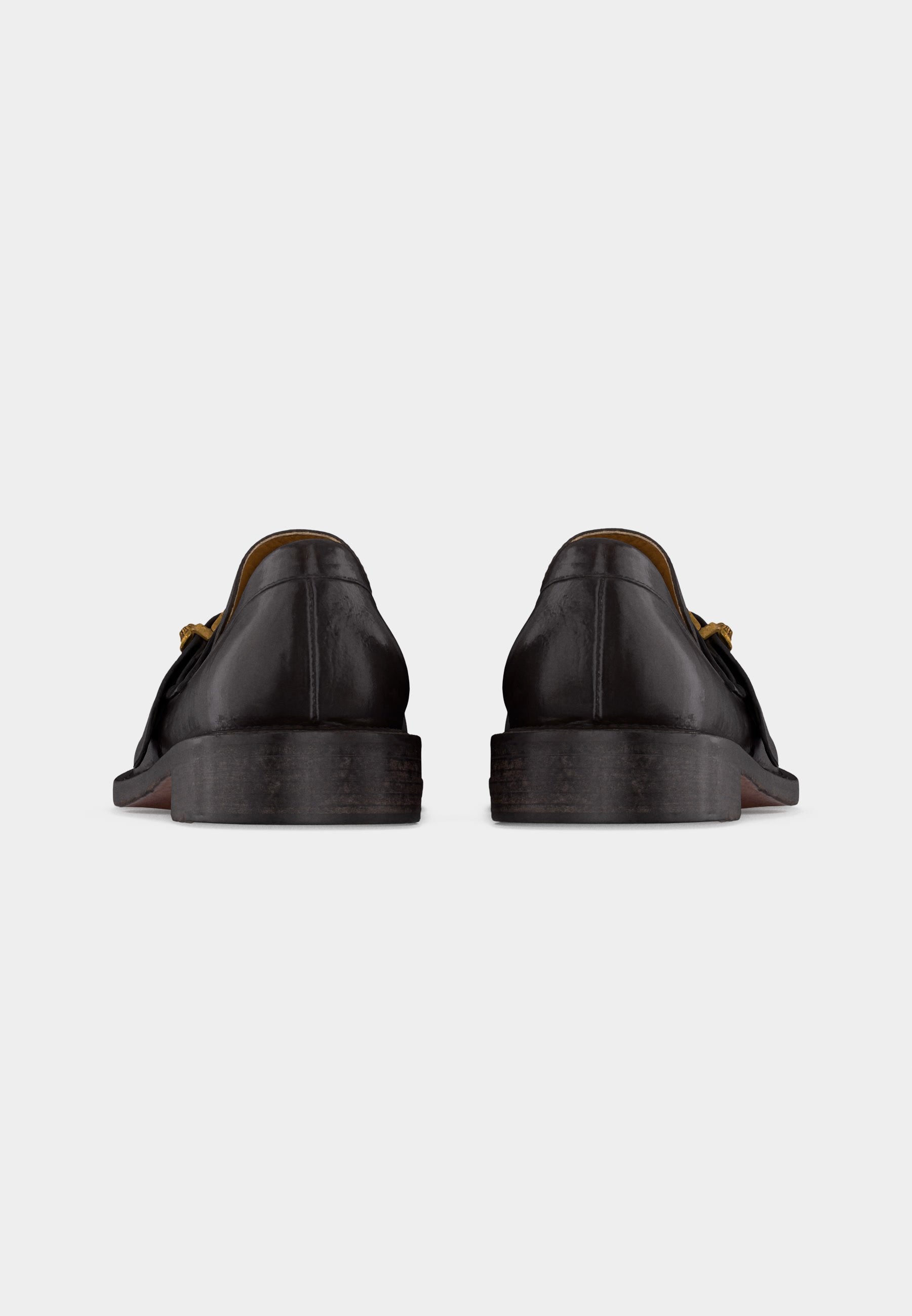 LOAFERS - Slip-ons - ebano/gold-coloured