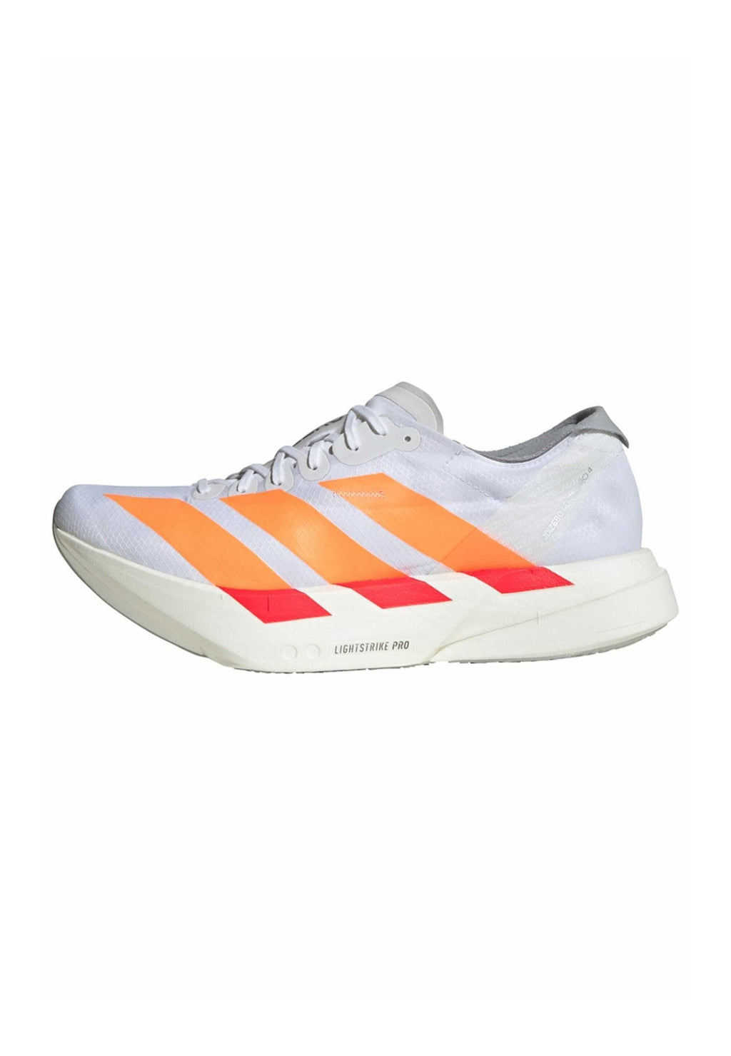 ADIZERO ADIOS PRO 4 - Road running shoes - cloud white   lucid orange   lucid red