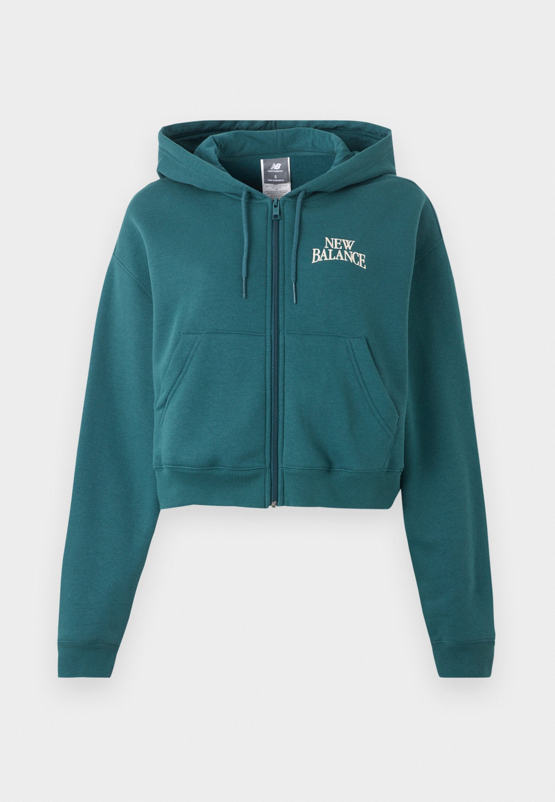 LINEAR HERITAGE FULL ZIP - Zip-up sweatshirt - medusa green