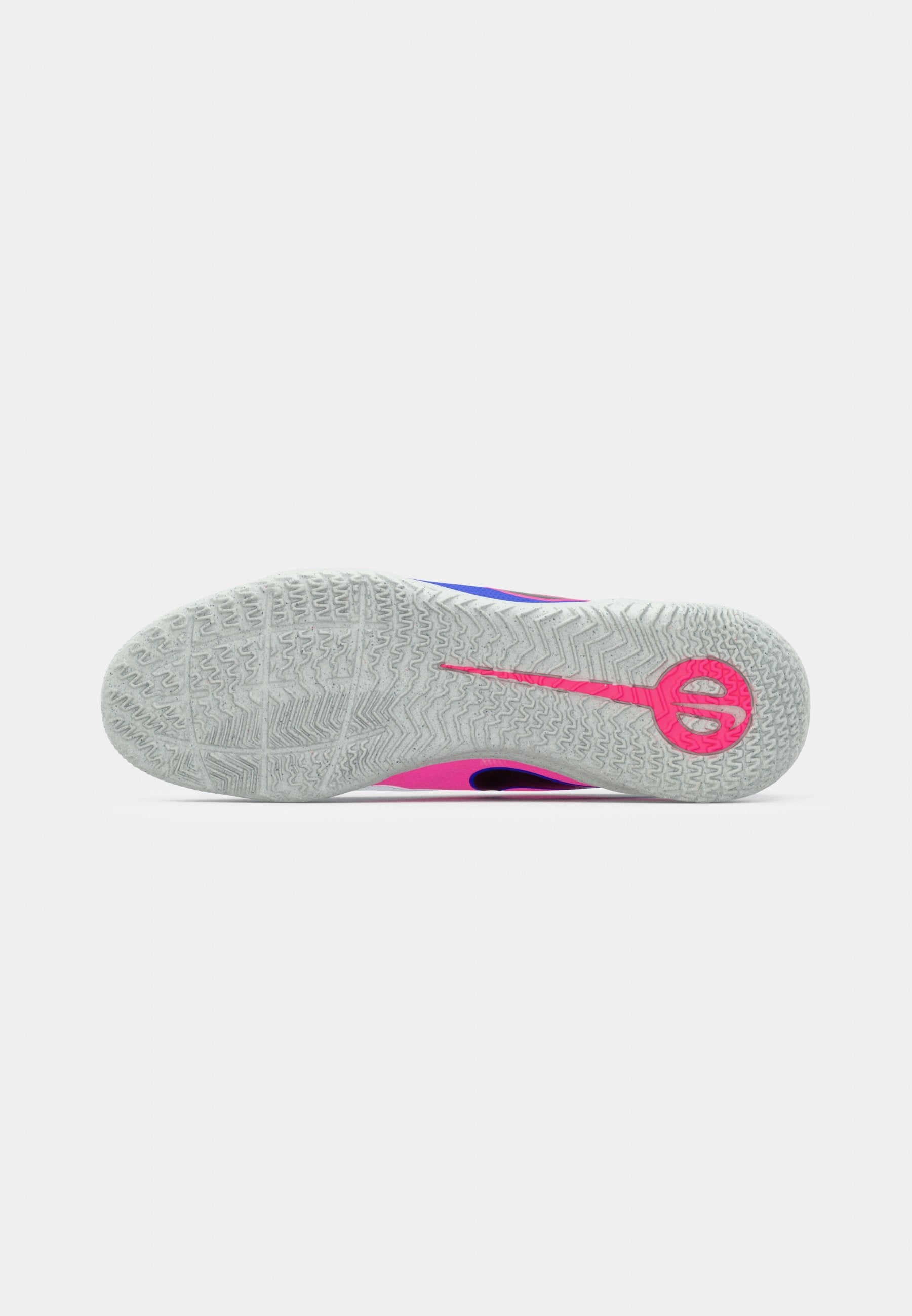 TIEMPO MAESTRO CLUB IC - Indoor football boots - white/black/racer blue/pink blast