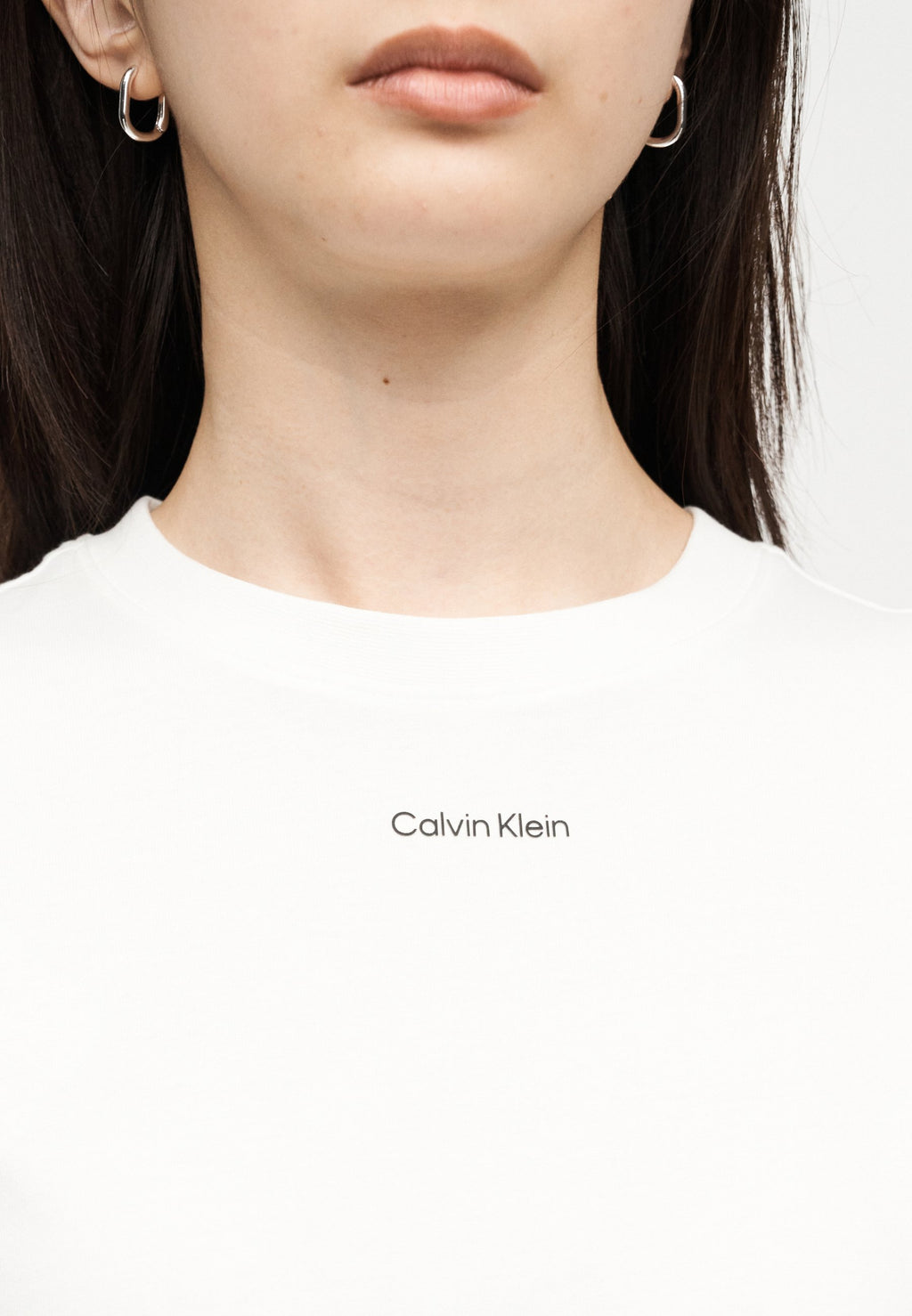 CLASSIC LOGO TEE - Basic T-shirt - white