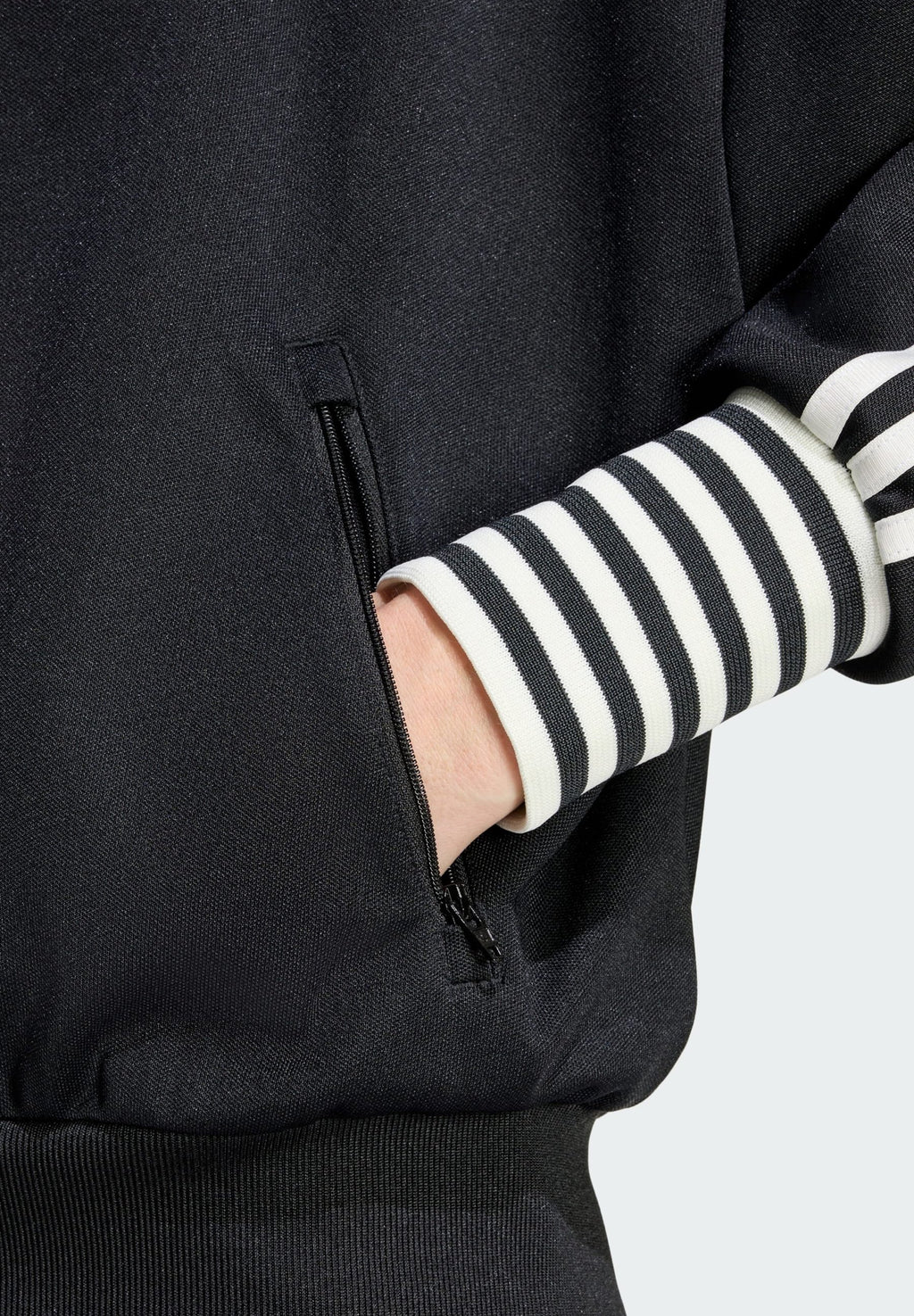 VINTAGE - Zip-up sweatshirt - black
