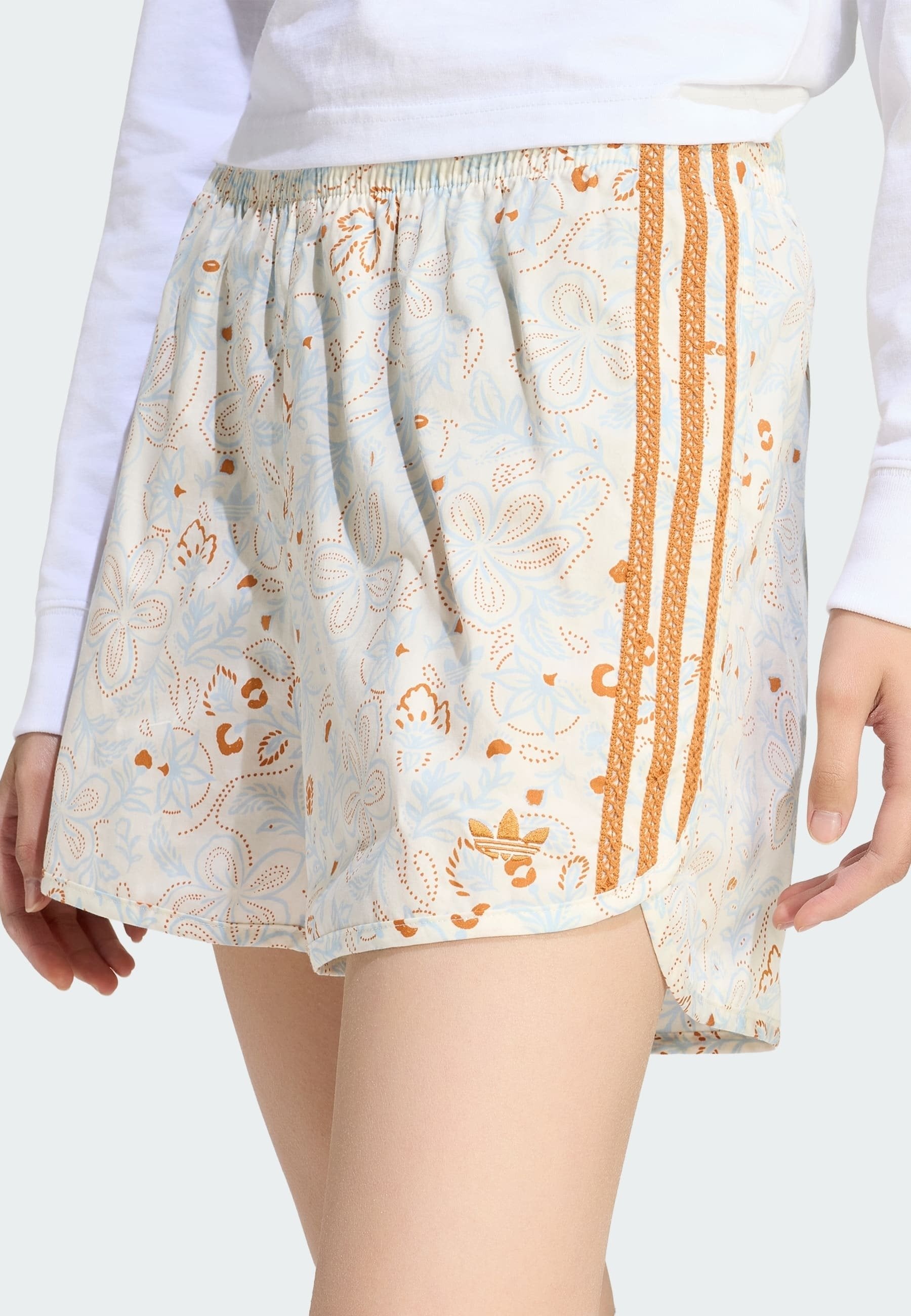 SUMMER GLOW AOP - Tracksuit bottoms - multicolorrustic orange