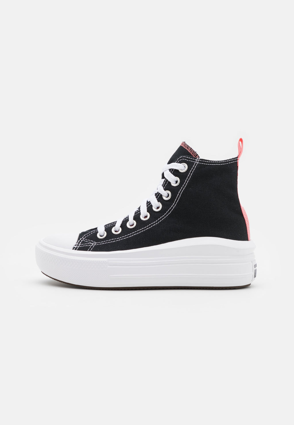 CHUCK TAYLOR ALL STAR MOVE  - High-top trainers - black/pink salt/white