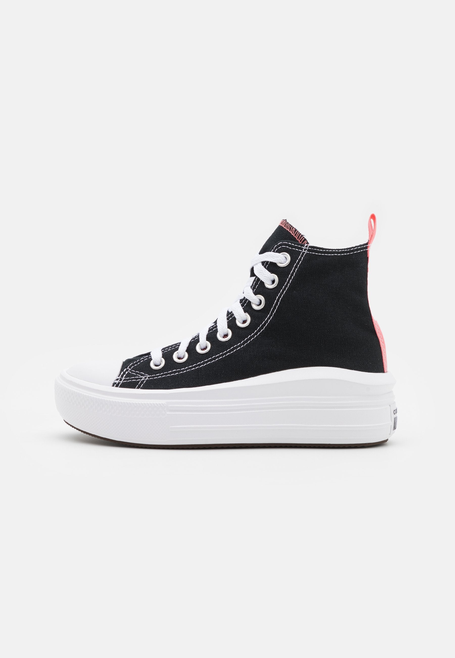 CHUCK TAYLOR ALL STAR MOVE  - High-top trainers - black/pink salt/white
