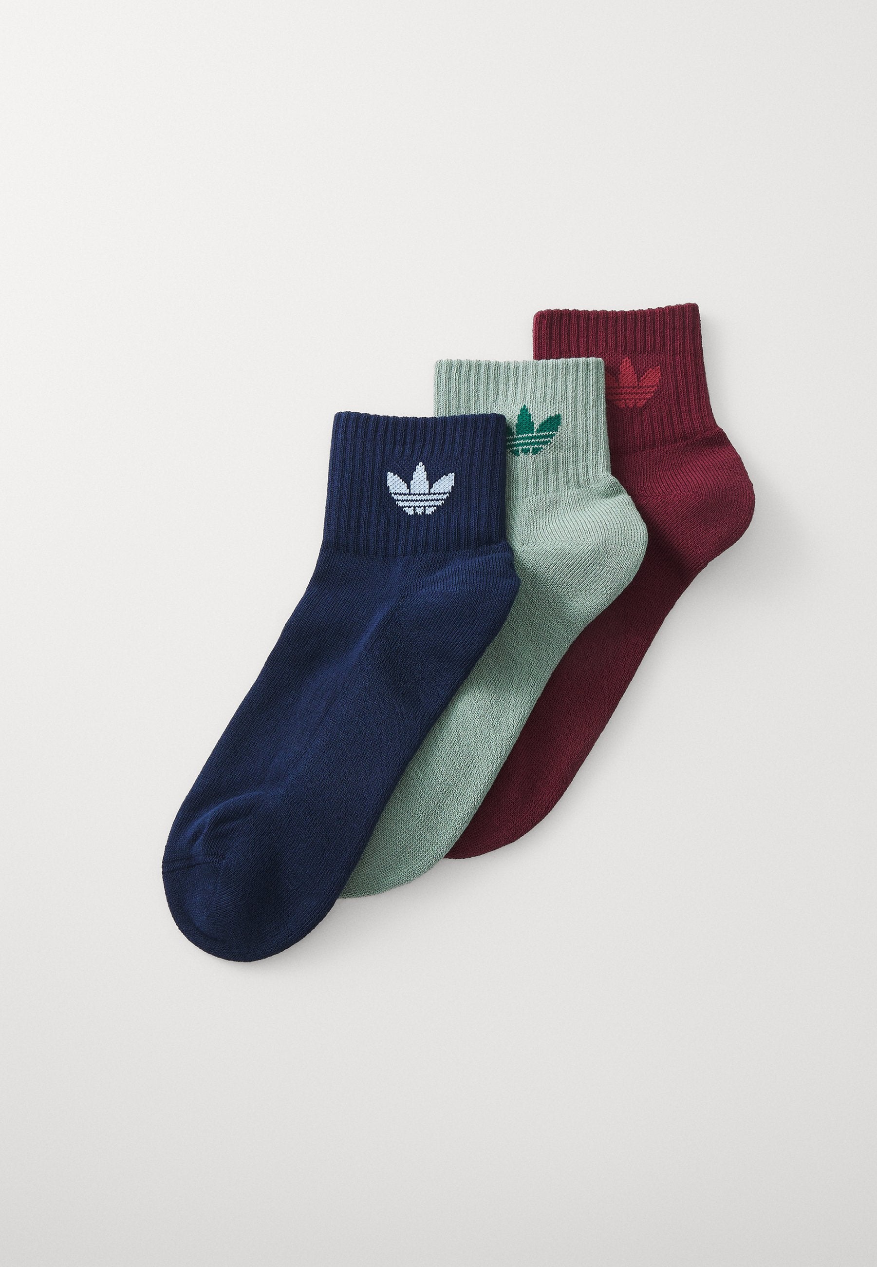 1/4 3PACK - Socks - shadow red/silver green/night indigo