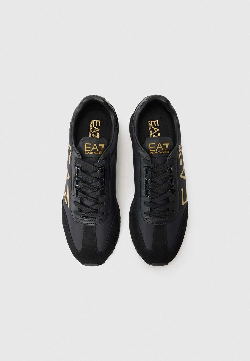 UNISEX - Trainers - triple black/gold-coloured