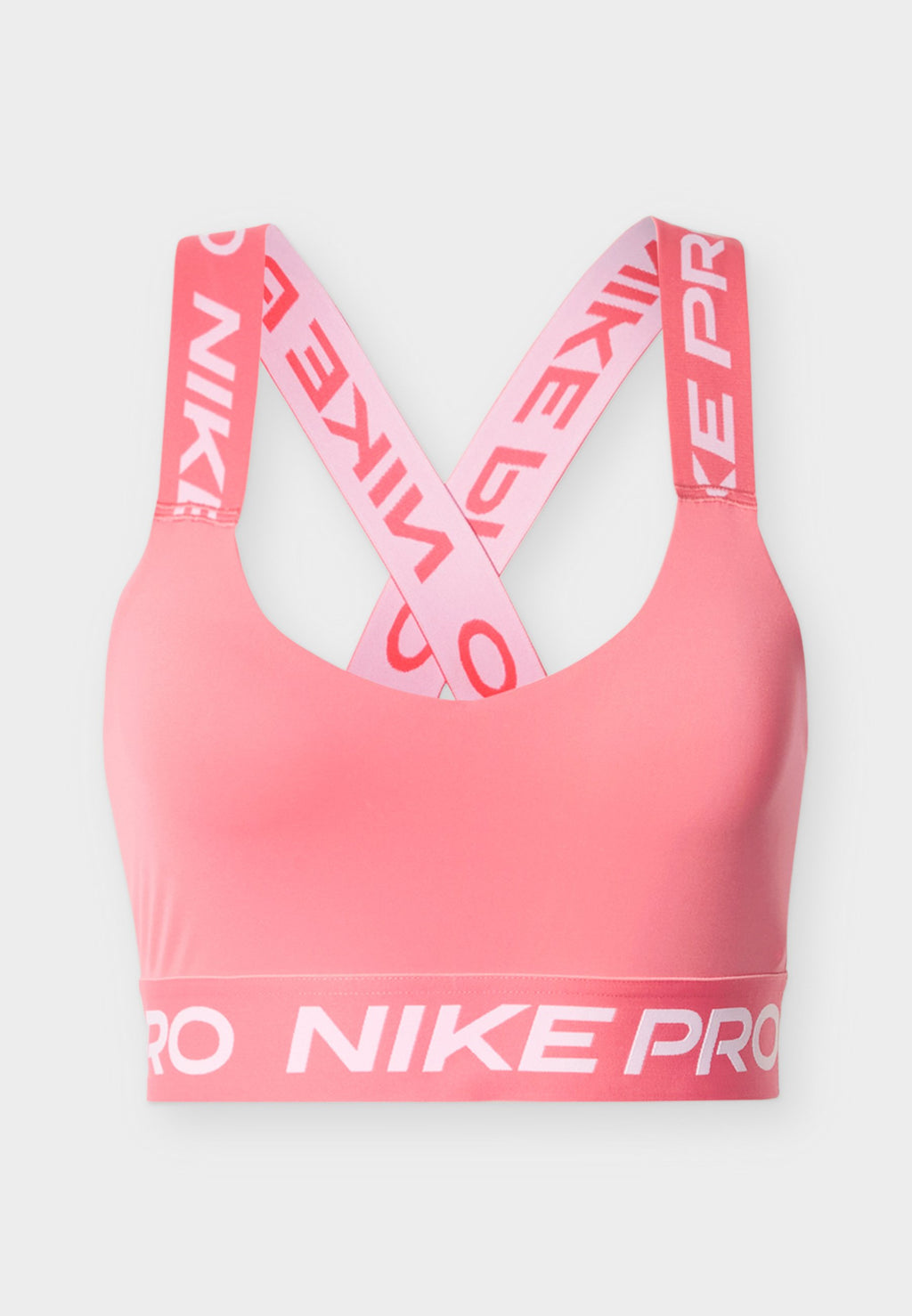 BRA - Medium support sports bra - sea coral/white