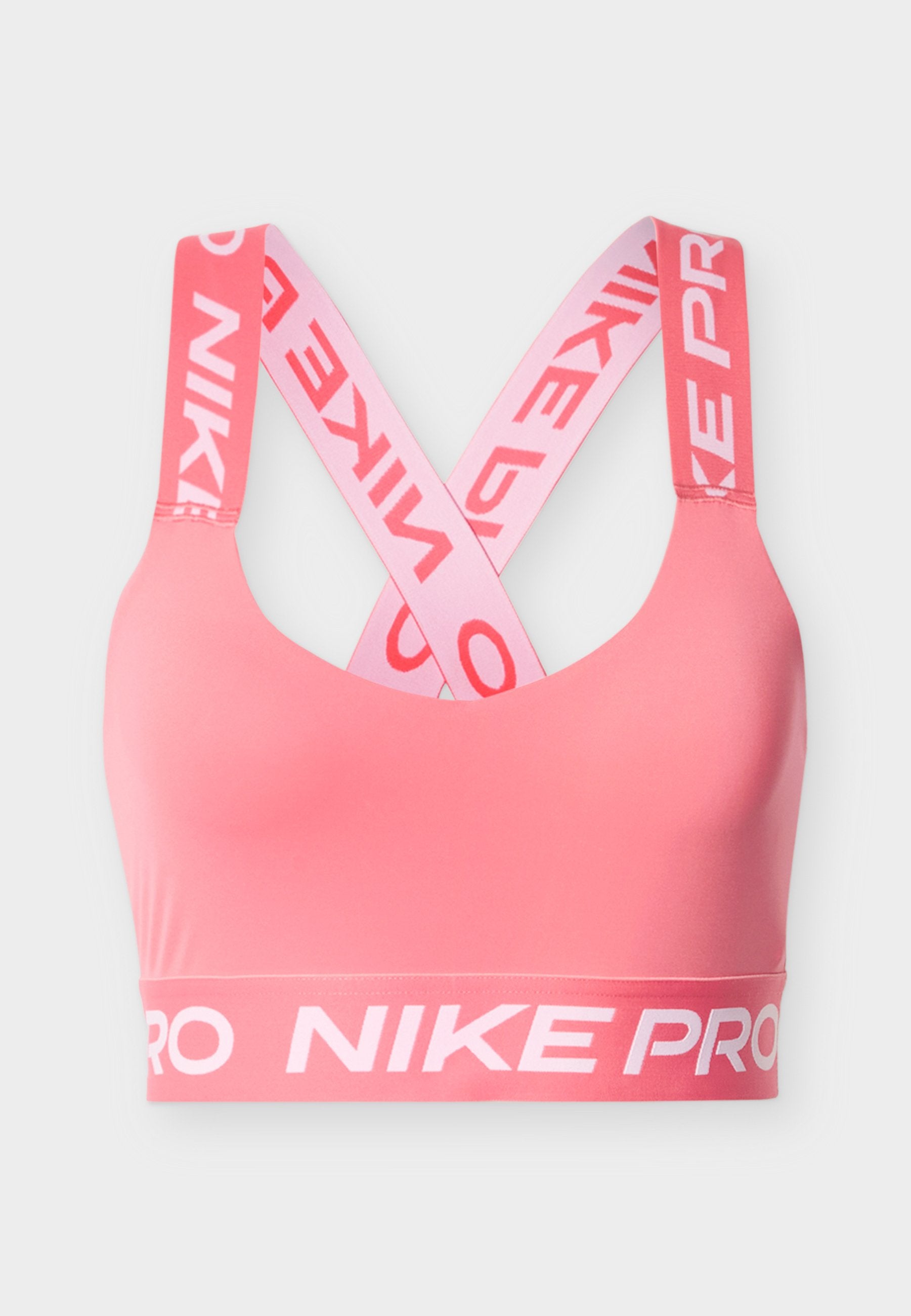 BRA - Medium support sports bra - sea coral/white
