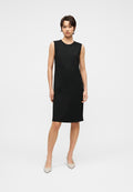 STRETCH DIAGONAL SEAM D - Day dress - black