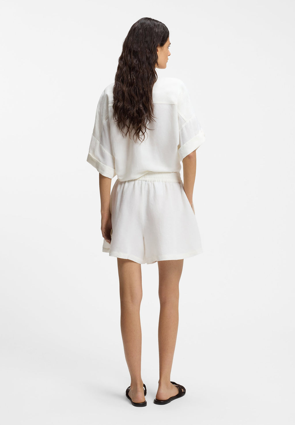TALLAN - Shorts - open white