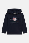 ARCHIVE SHIELD UNISEX - Hoodie - evening blue