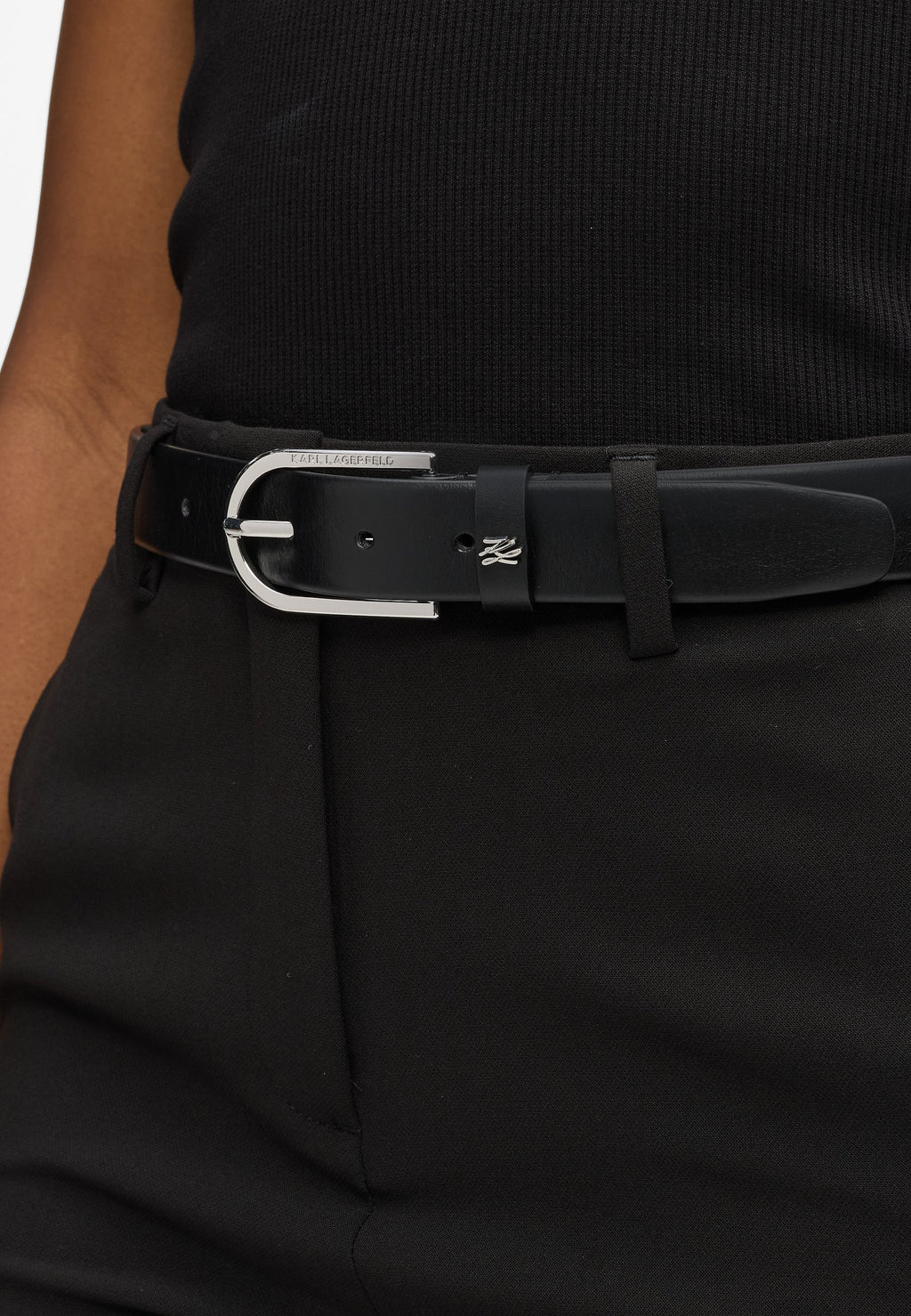 AUTOGRAPH ROUND BELT - Belt - black