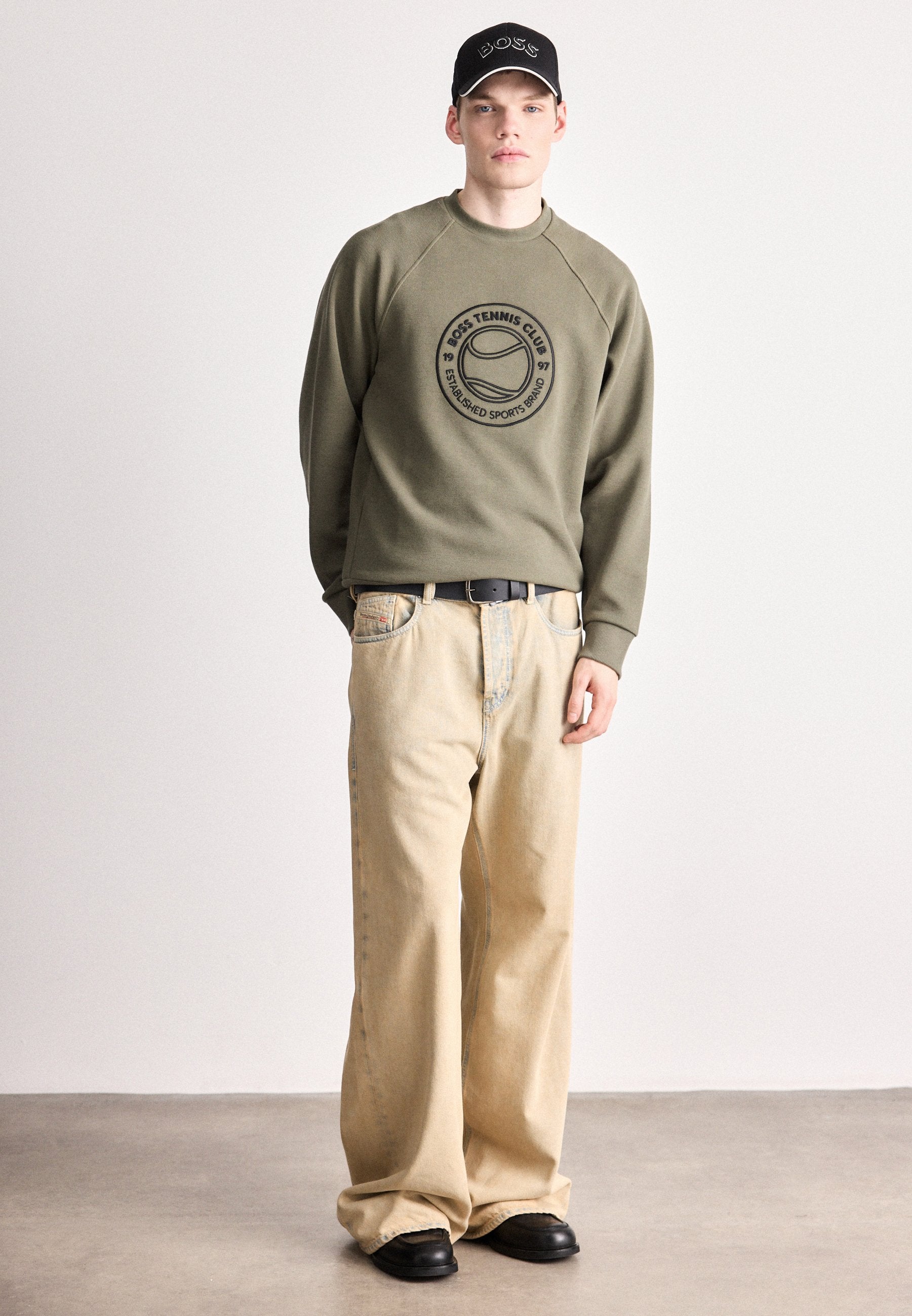 JOIN SALBO - Sweatshirt - dark beige