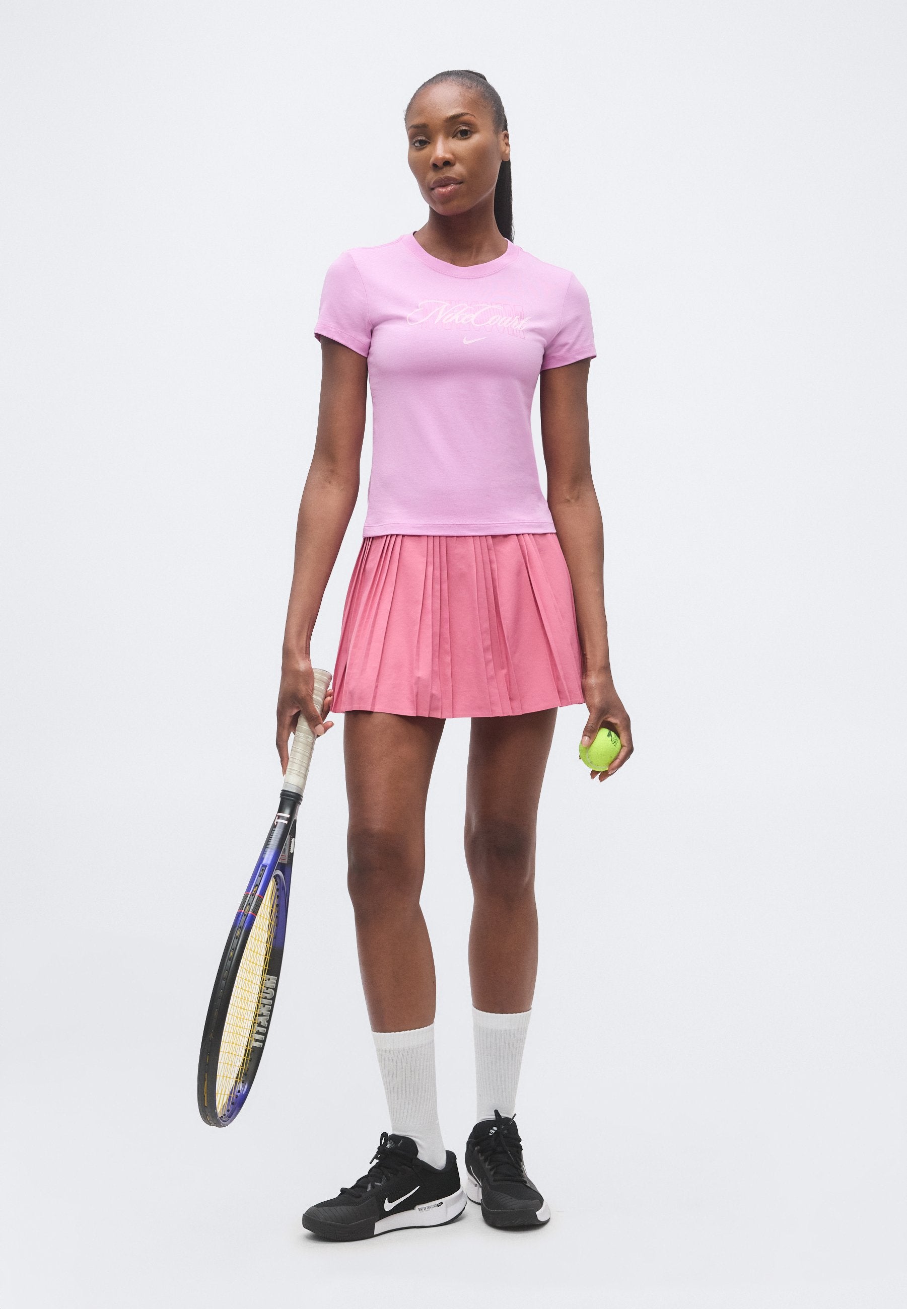 TEE HERITAGE COURT MOD - Print T-shirt - light magenta/pink foam