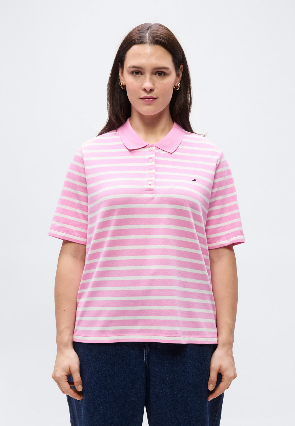 CURVE 1985 REGULAR FIT PIQUE POLO SHIRT - Polo shirt - rose petal/ecru
