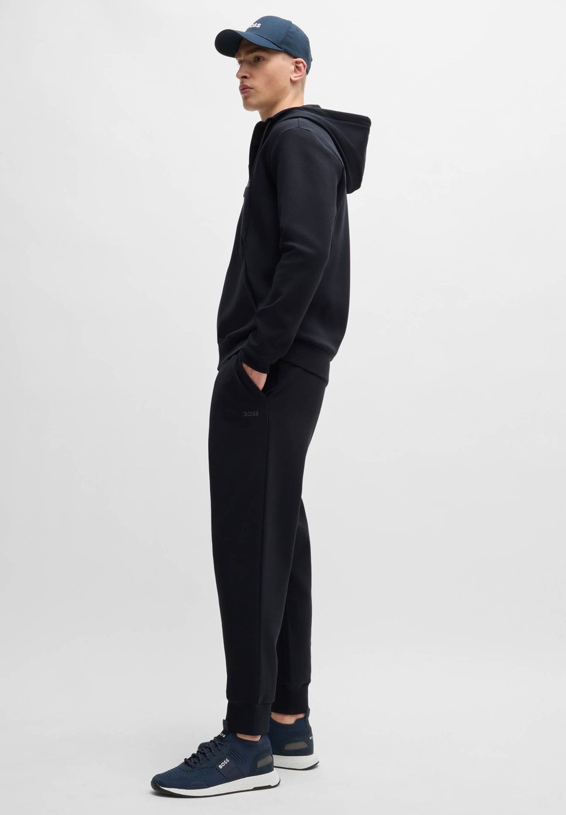 SAGGY - Zip-up sweatshirt - dark blue