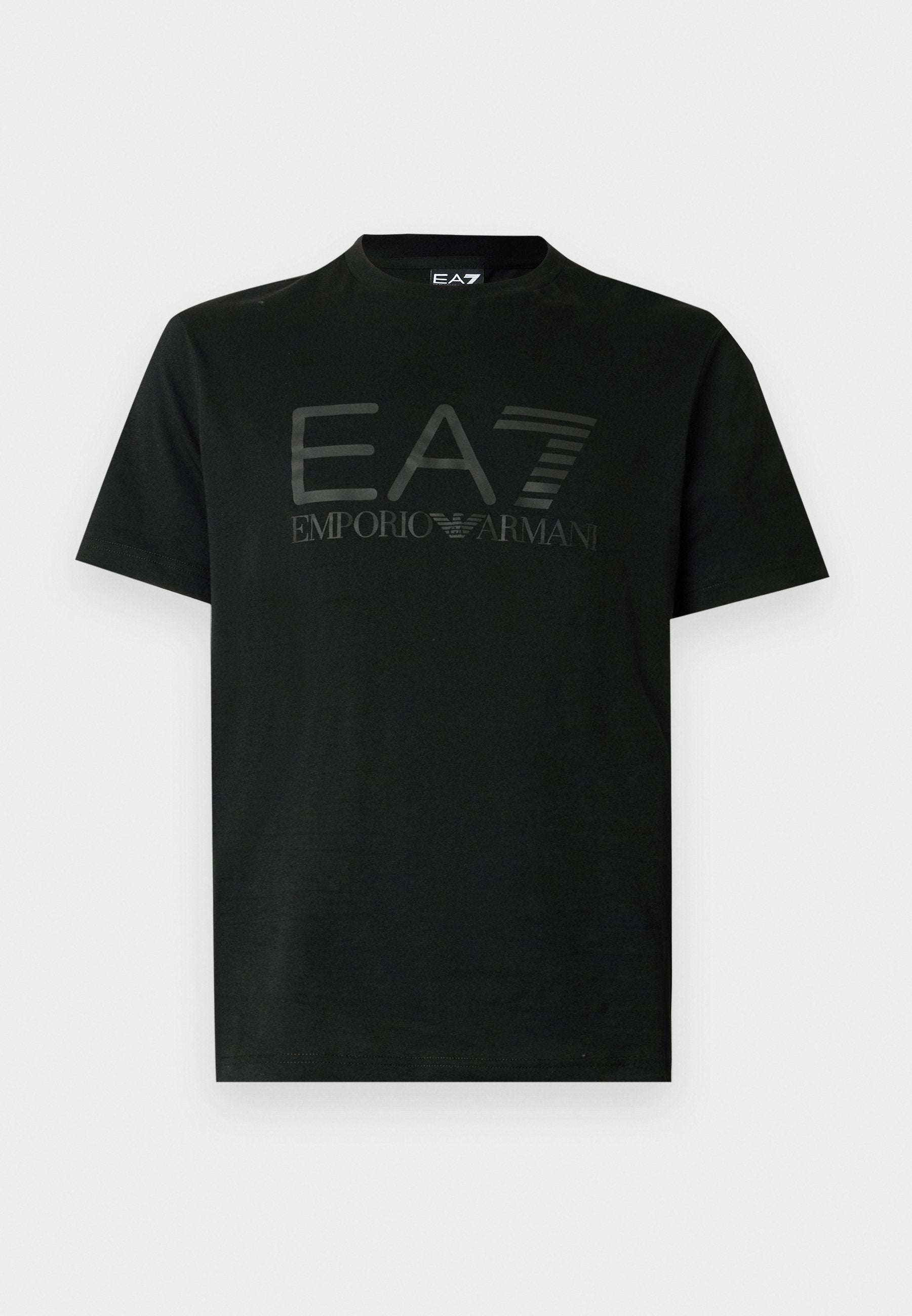 UNISEX TRAIN CORE ID M BIG LOGO TEE SS CO CC - Print T-shirt - black