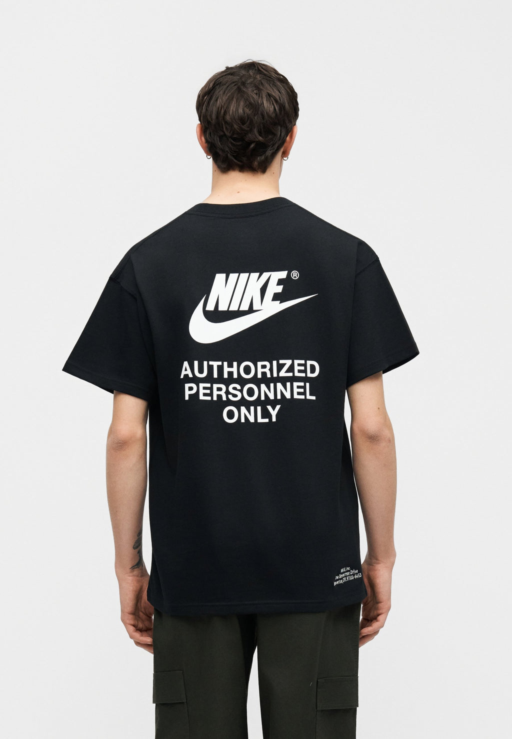 PERSONNEL TEE - Print T-shirt - black