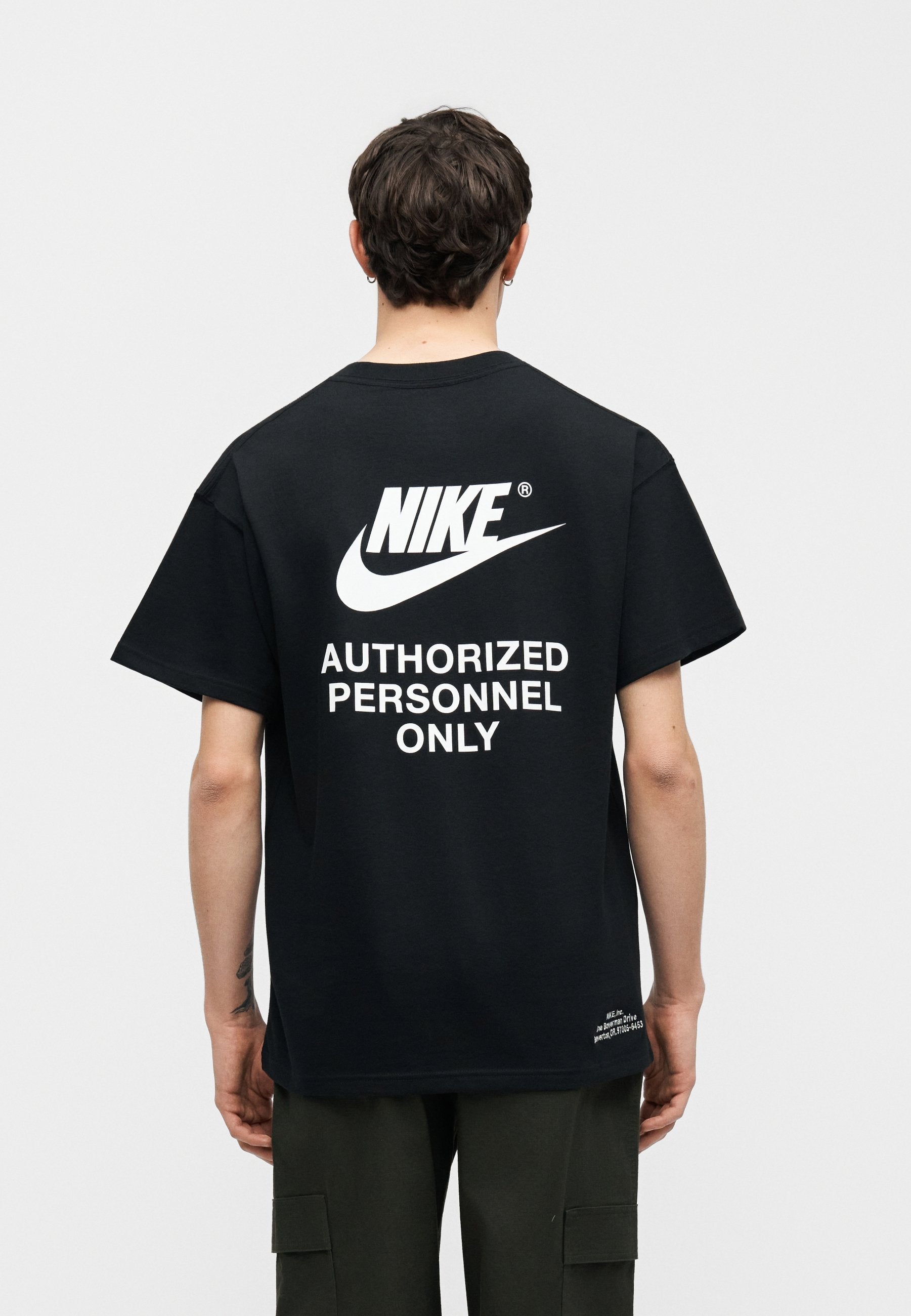 PERSONNEL TEE - Print T-shirt - black