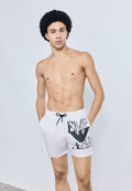 BOLD LOGO BOXER - Swimming shorts - white