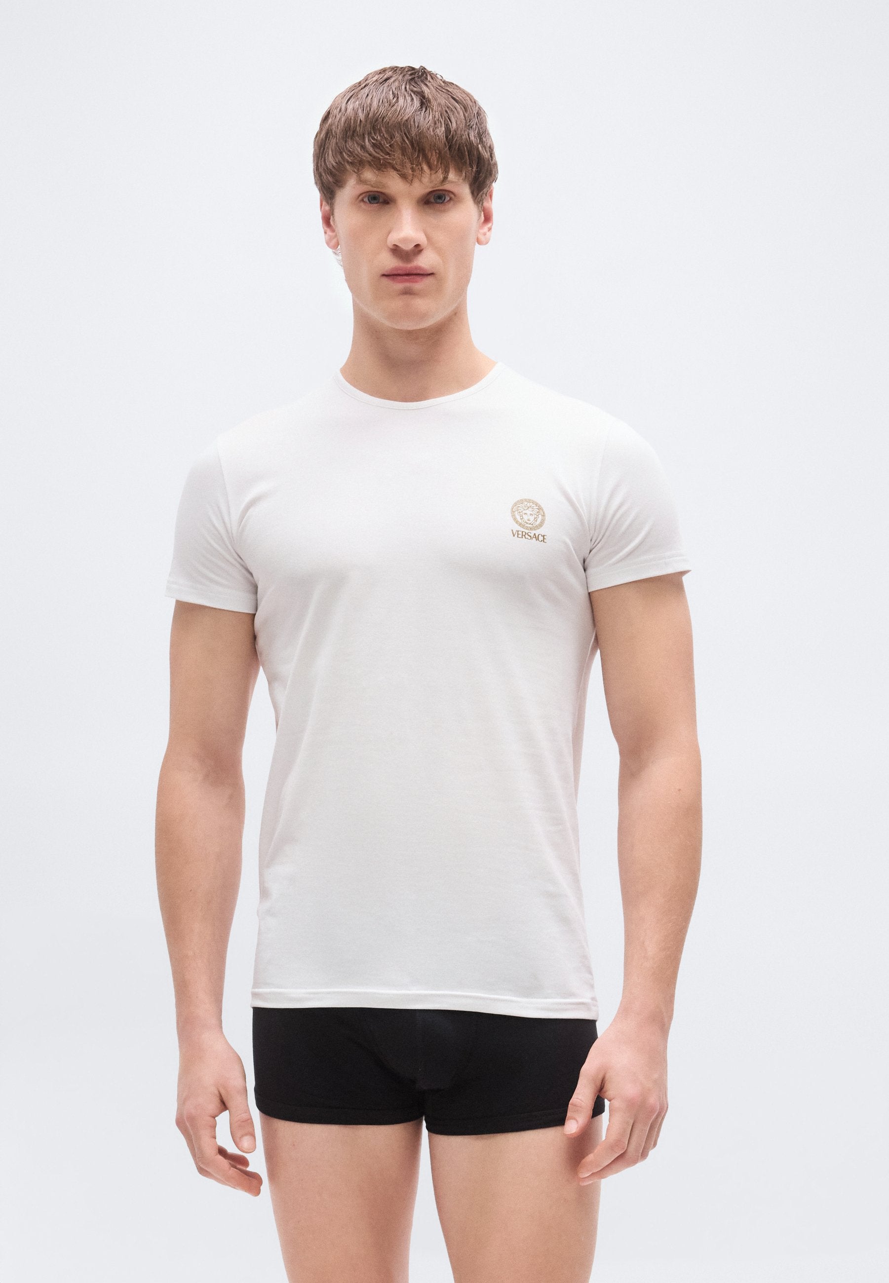 SHORT SLEEVES ROUND NECK - Undershirt - optical white