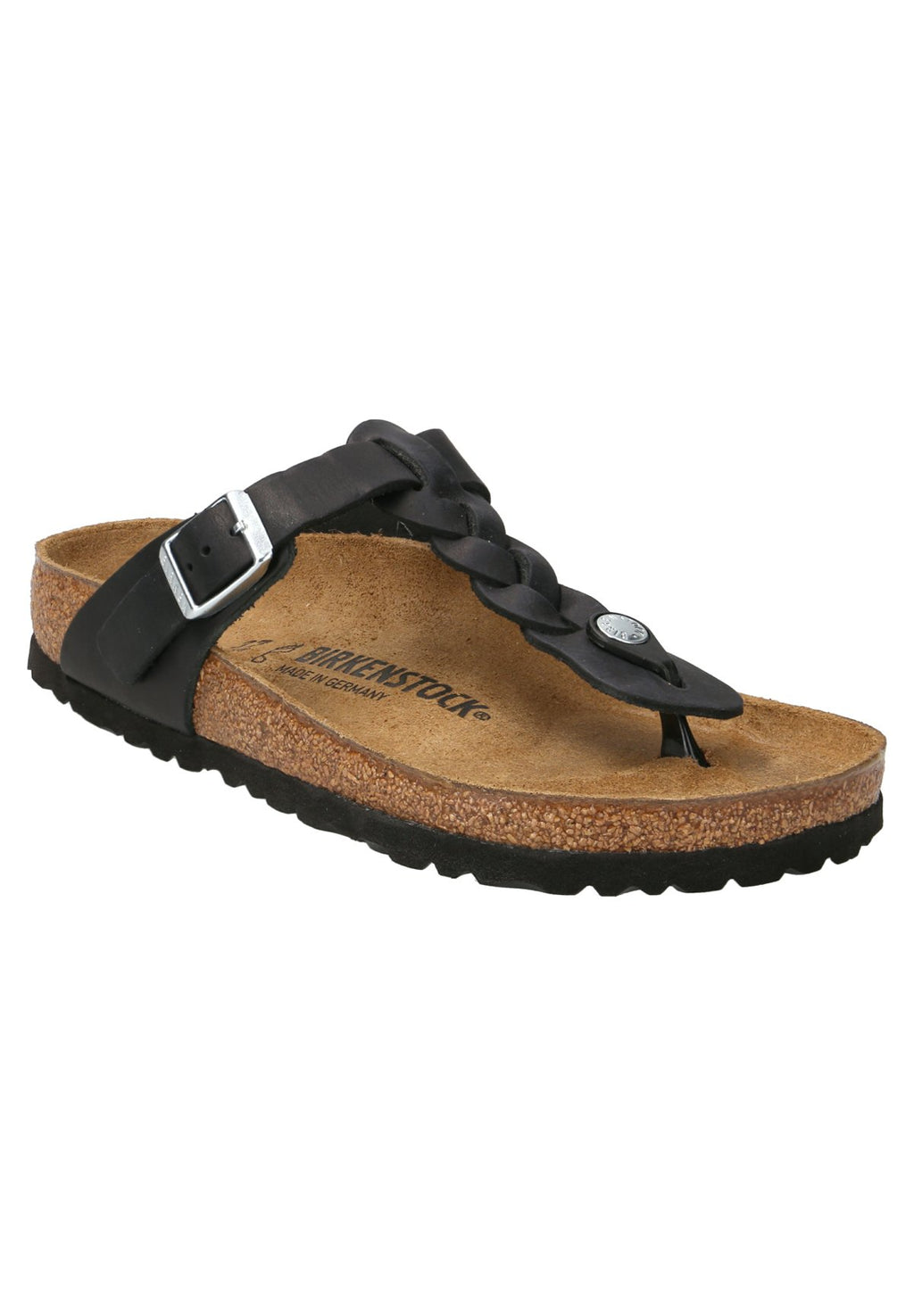 GIZEH BRAIDED LEOI REGULAR - Sandals - schwarz