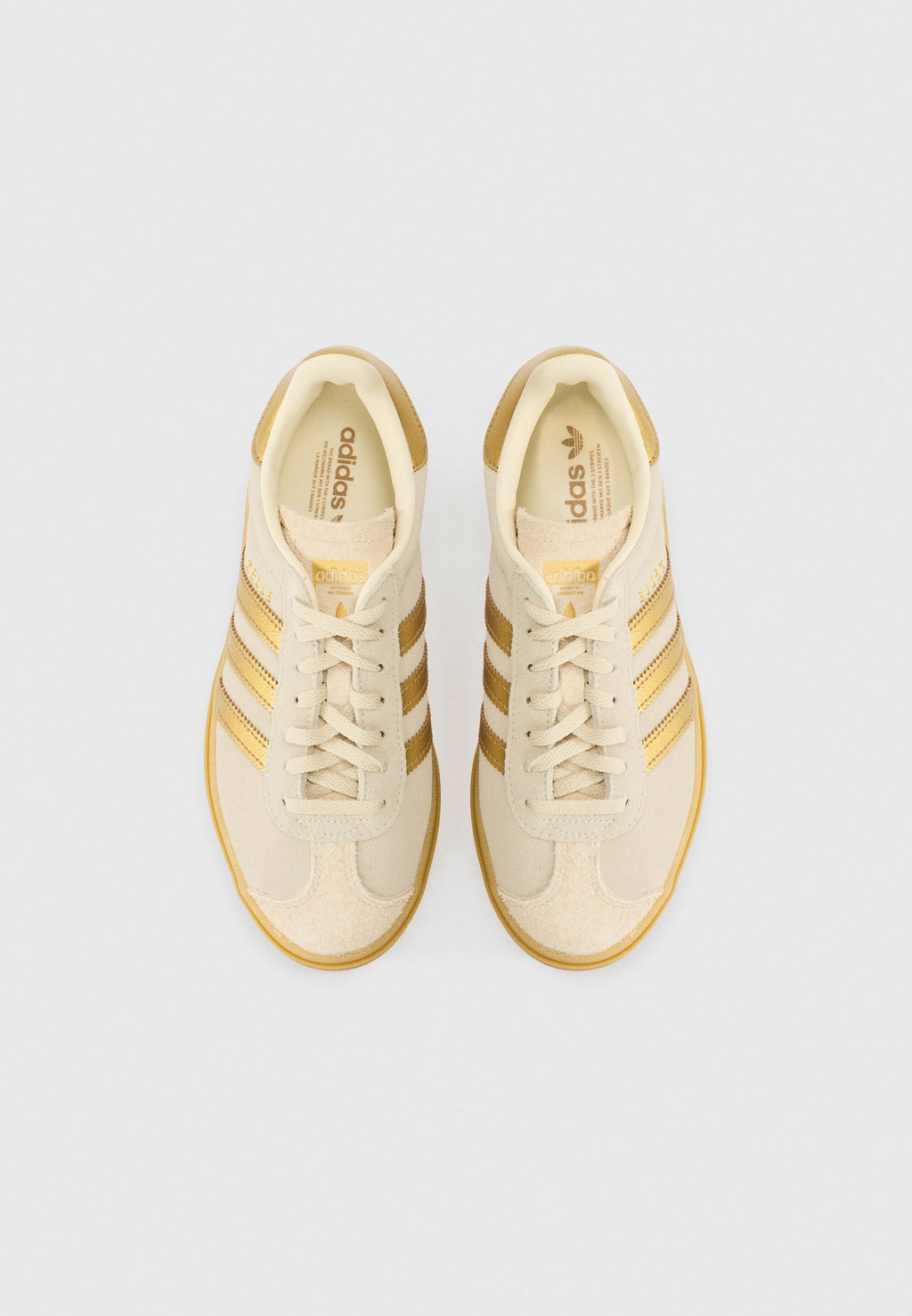 GAZELLE BOLD W - Spor Ayakkabı - krem beyaz/çöl kahvesi