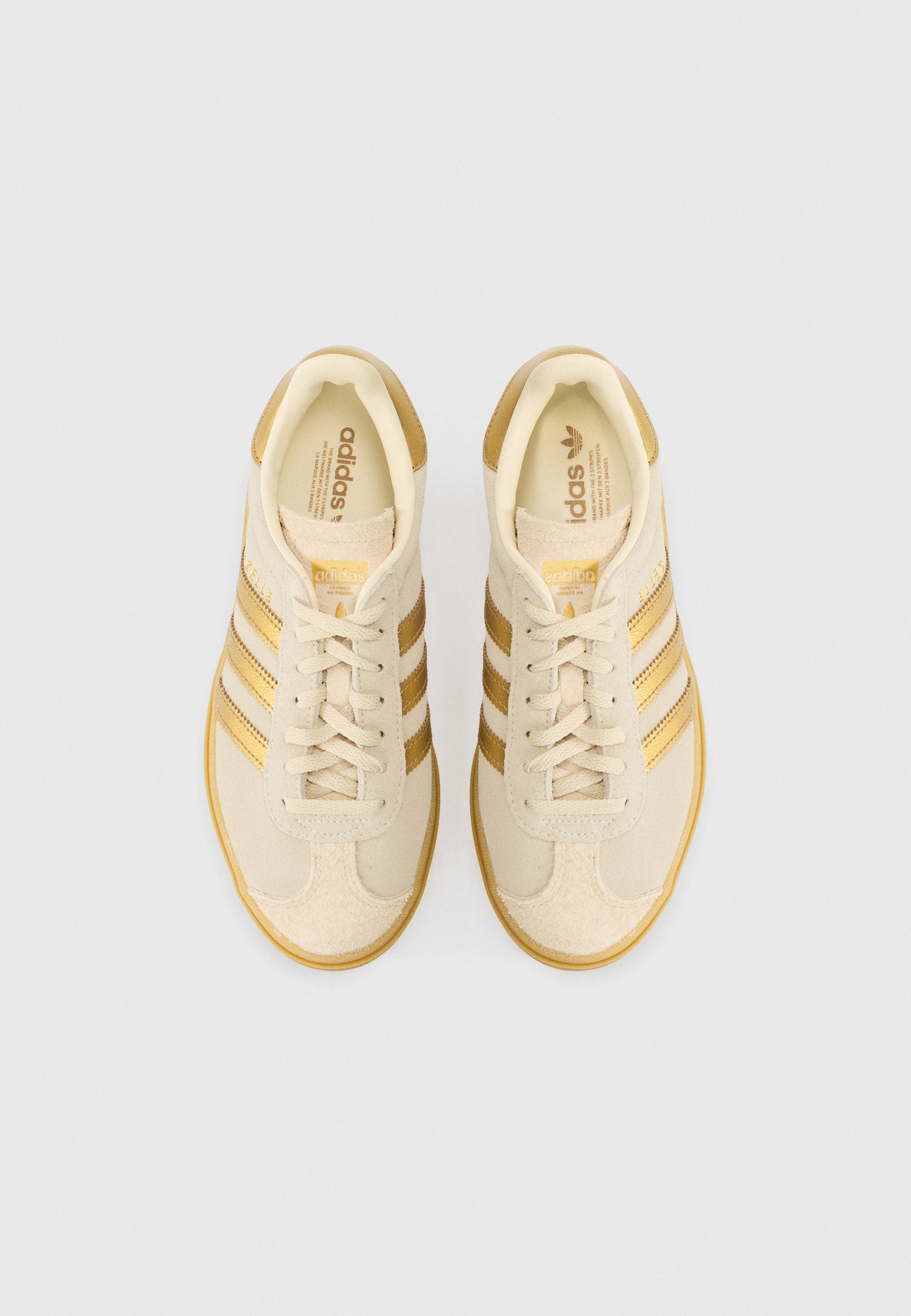GAZELLE BOLD W - Spor Ayakkabı - krem beyaz/çöl kahvesi