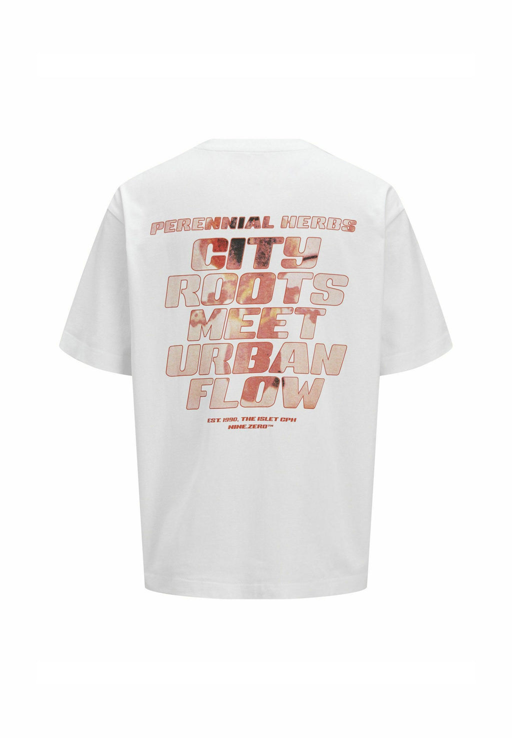 Backprintet - Print T-shirt - bright white