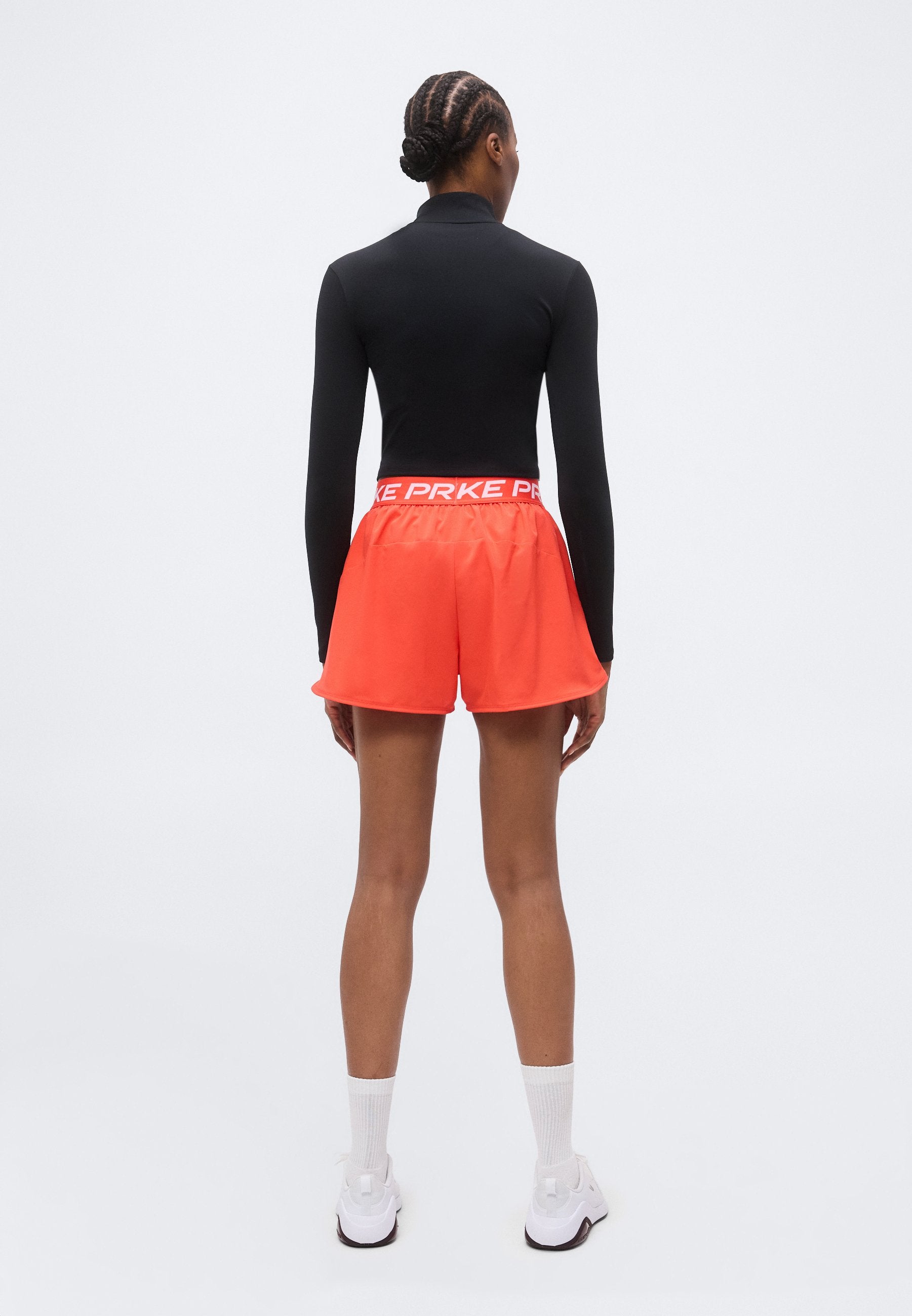 SHORT - Sports shorts - light crimson/white