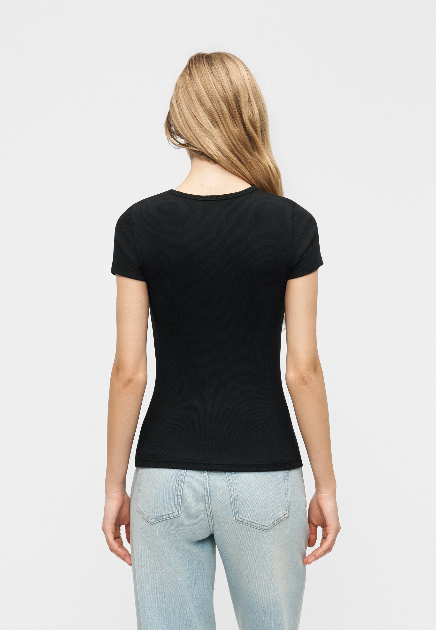 LOGO TEE - Basic T-shirt - black