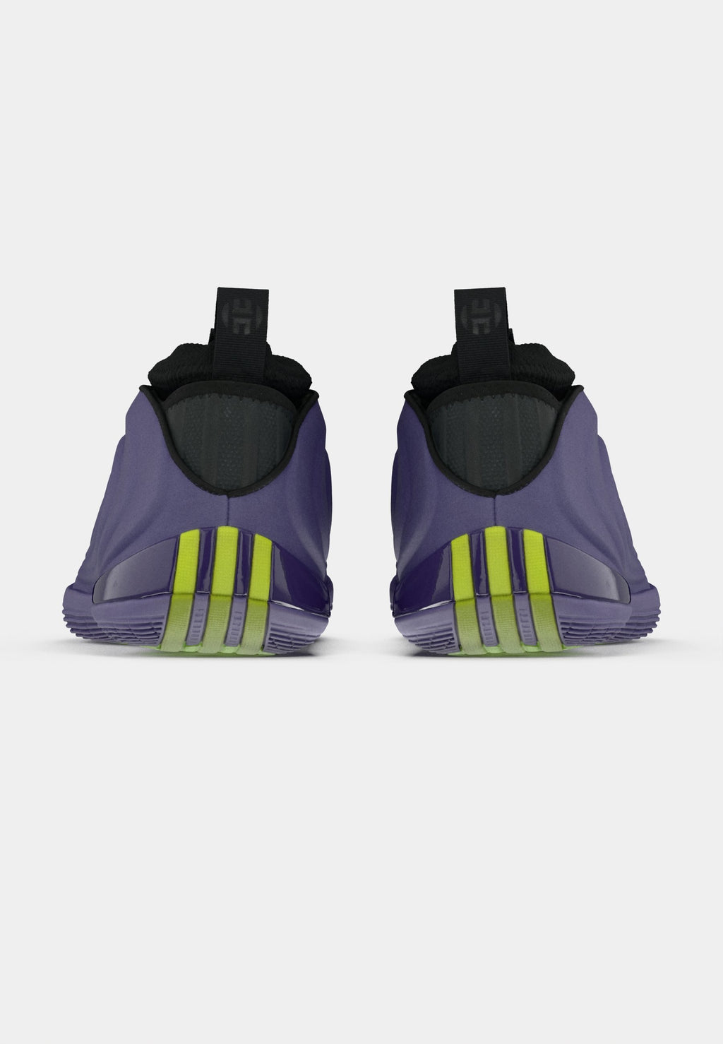 Basketball shoes - core black/lucid lemon