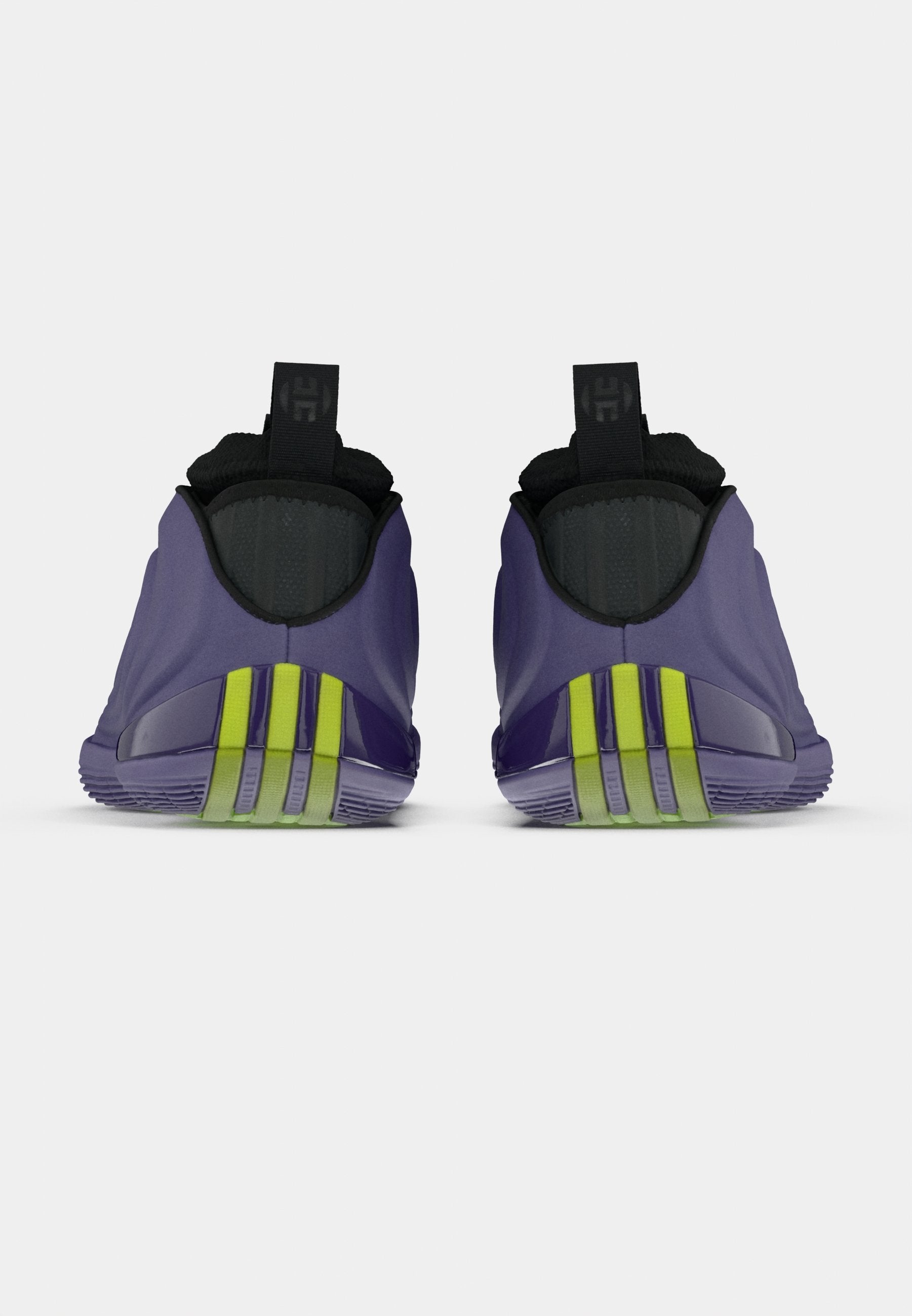 Basketball shoes - core black/lucid lemon