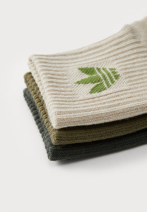 1/4 3PACK - Socks - medium dark khaki/wonder beige/legend earth