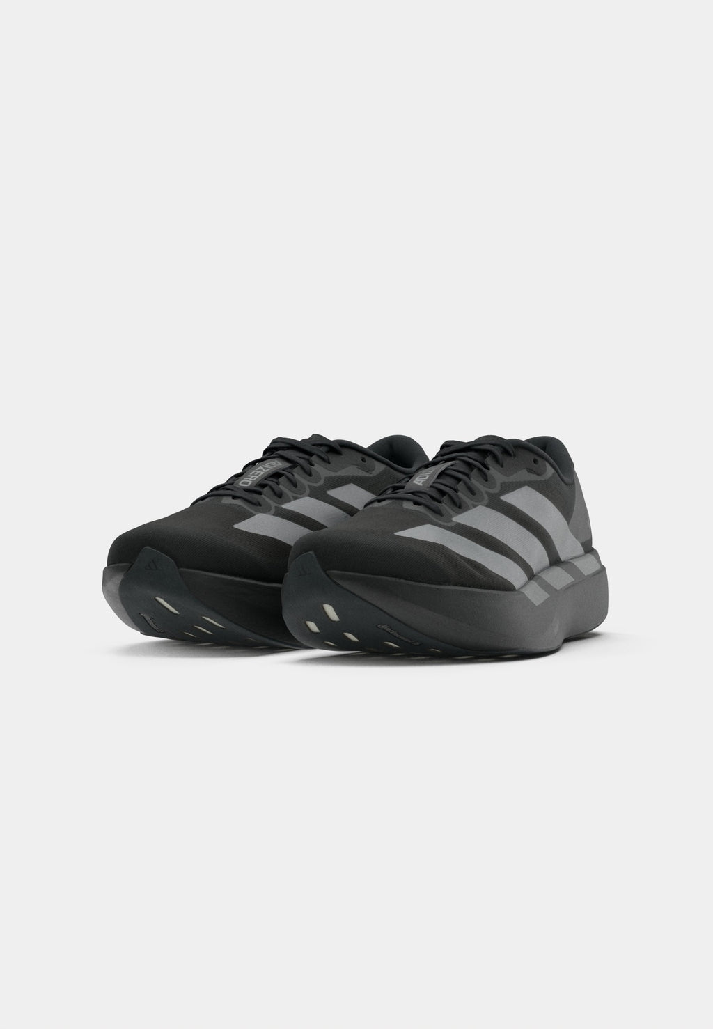 ADIZERO EVO SL M - Trainers - core black/iron metallic/grey four